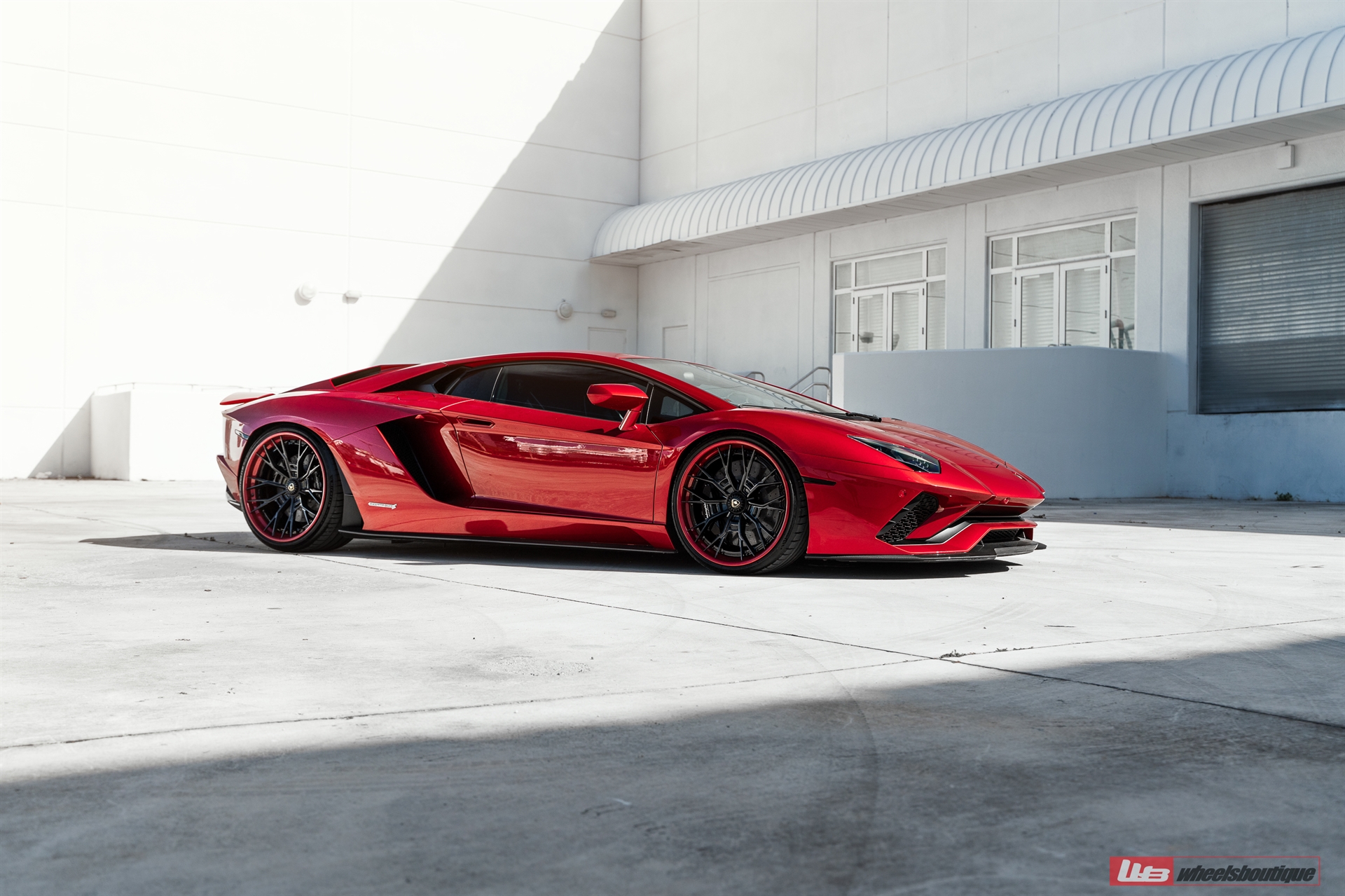 Lamborghini Aventador S | Rosso Efesto | on ANRKY S3-X5 | Gloss Black