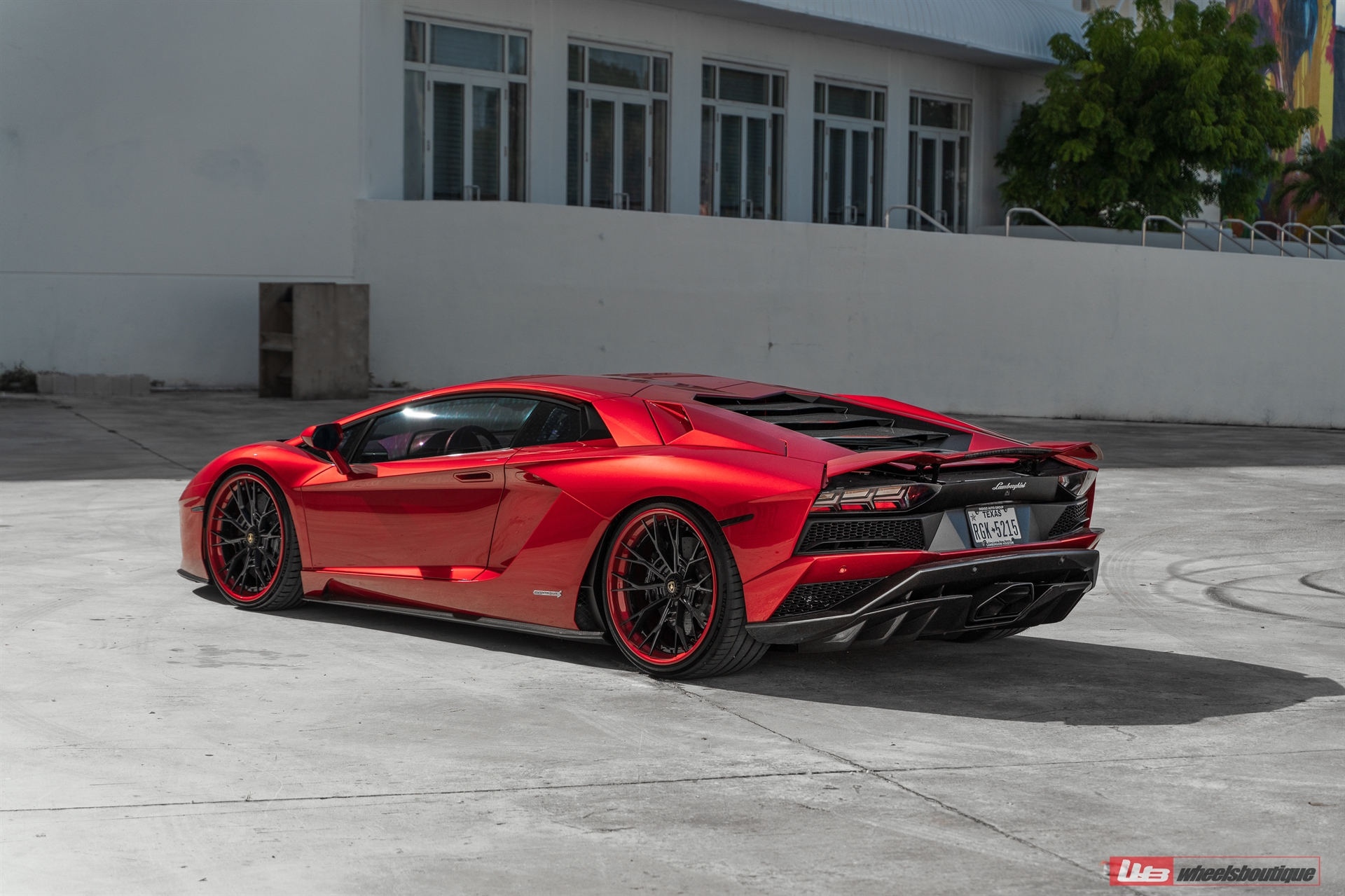 Lamborghini Aventador S | Rosso Efesto | on ANRKY S3-X5 | Gloss Black