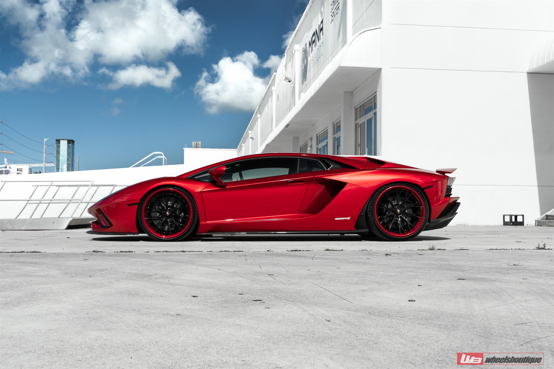 Lamborghini Aventador S | Rosso Efesto | on ANRKY S3-X5 | Gloss Black