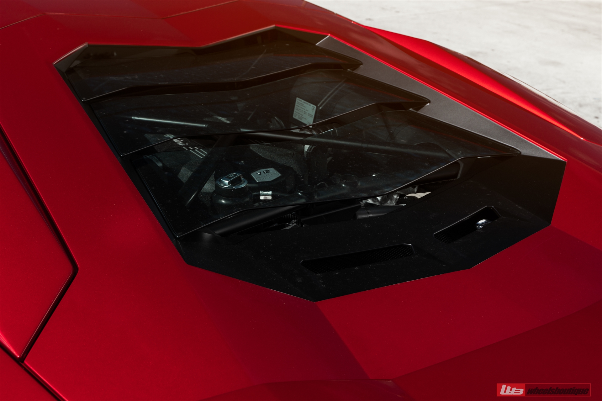 Lamborghini Aventador S | Rosso Efesto | on ANRKY S3-X5 | Gloss Black