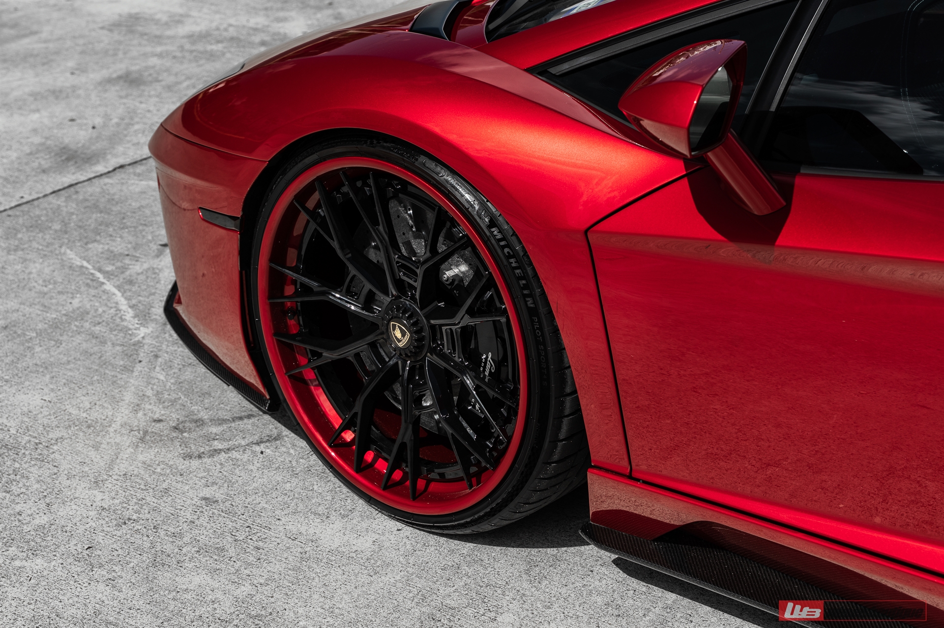 Lamborghini Aventador S | Rosso Efesto | on ANRKY S3-X5 | Gloss Black