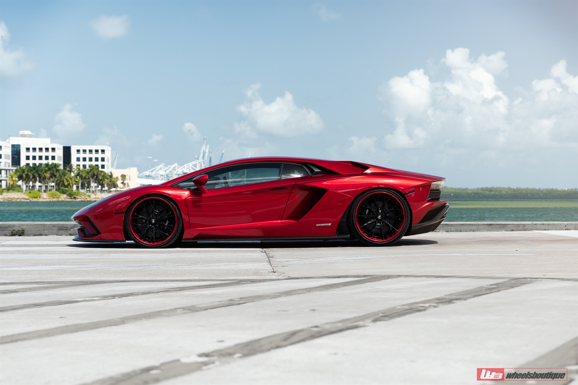 Lamborghini Aventador S | Rosso Efesto | on ANRKY S3-X5 | Gloss Black