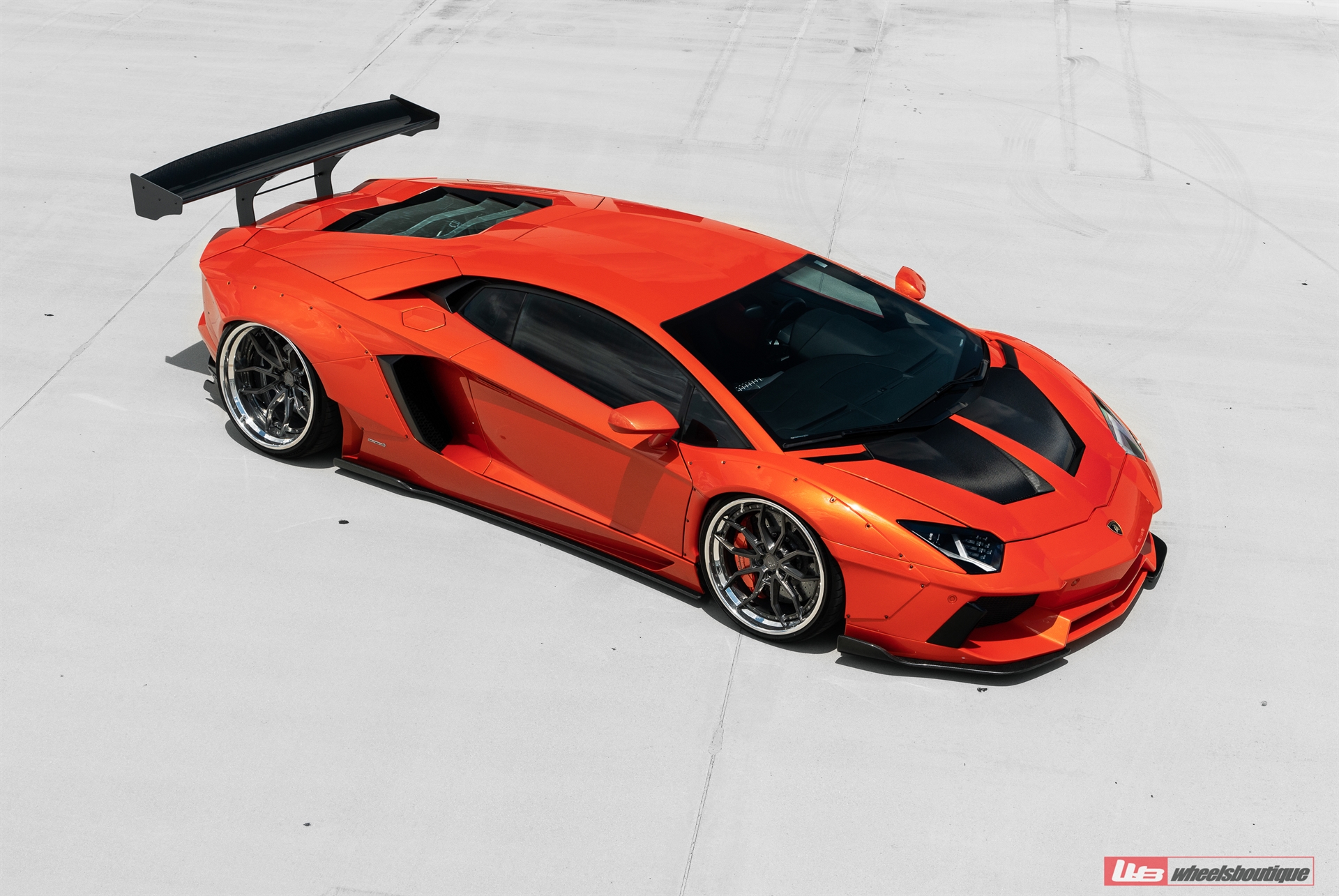 Liberty Walk: Widebody Aventador | | on ANRKY AN31 | Brushed Smoke