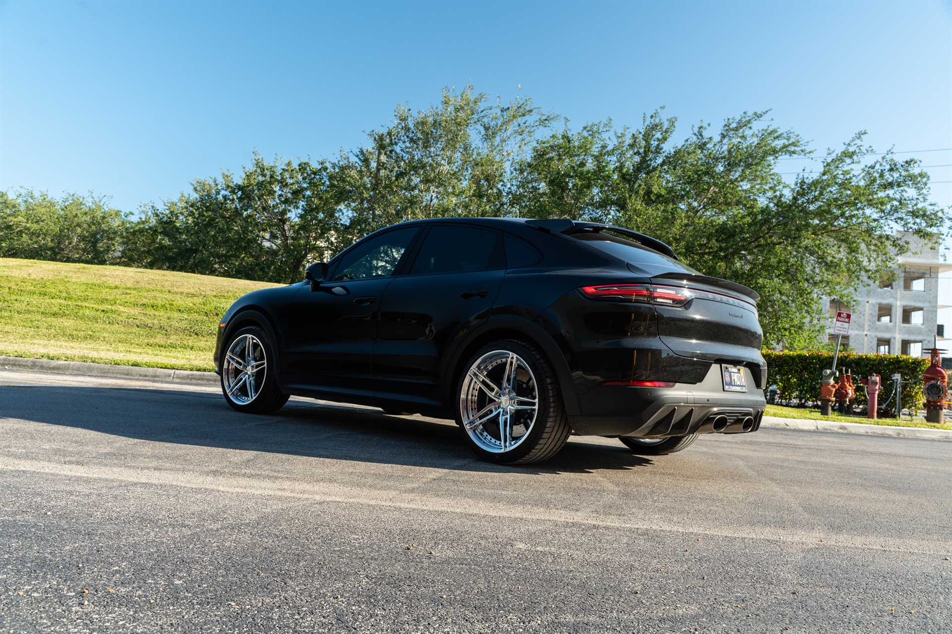 Porsche Cayenne Turbo GT | Black | on ANRKY AN27 | Polished Clear