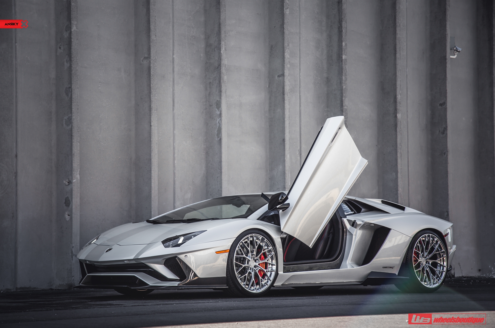 1016 Industries: Aventador S | | on ANRKY AN20 | Two-Tone: Brushed Clear Face + Polished Clear Windows