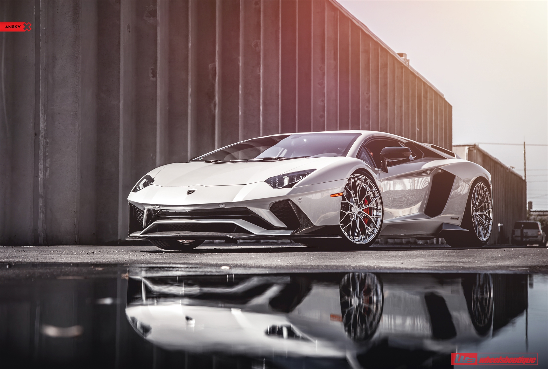 1016 Industries: Aventador S | | on ANRKY AN20 | Two-Tone: Brushed Clear Face + Polished Clear Windows