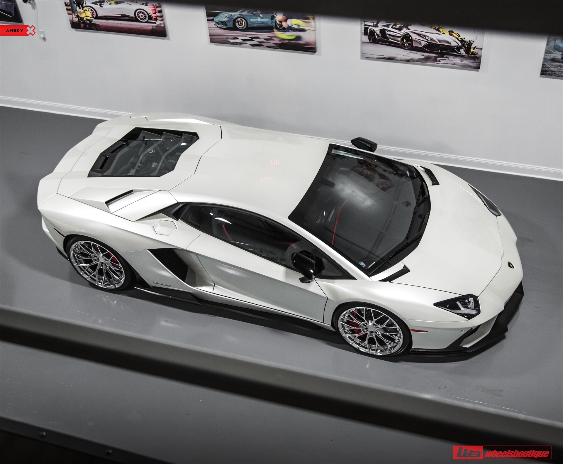 1016 Industries: Aventador S | | on ANRKY AN20 | Two-Tone: Brushed Clear Face + Polished Clear Windows