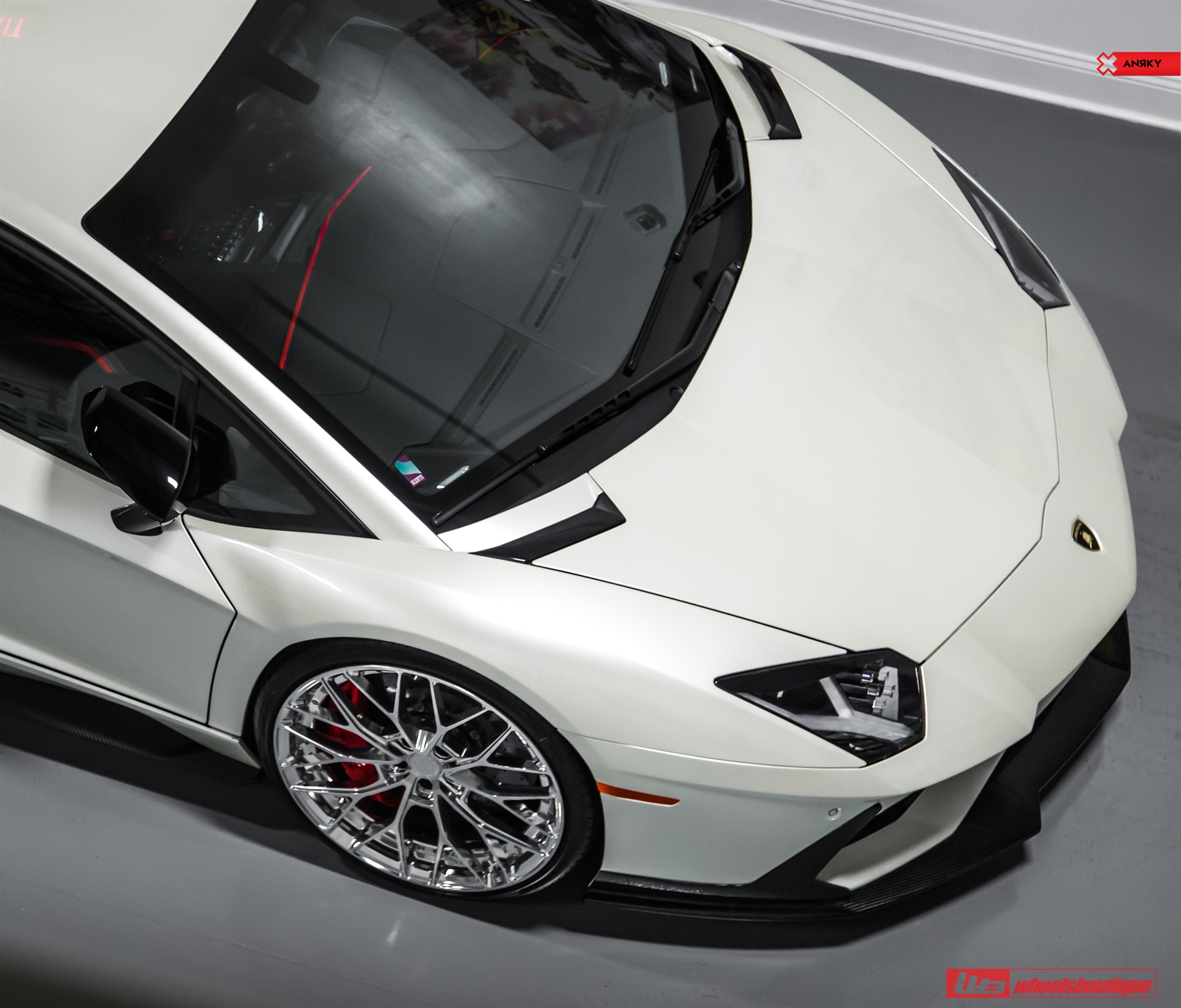 1016 Industries: Aventador S | | on ANRKY AN20 | Two-Tone: Brushed Clear Face + Polished Clear Windows