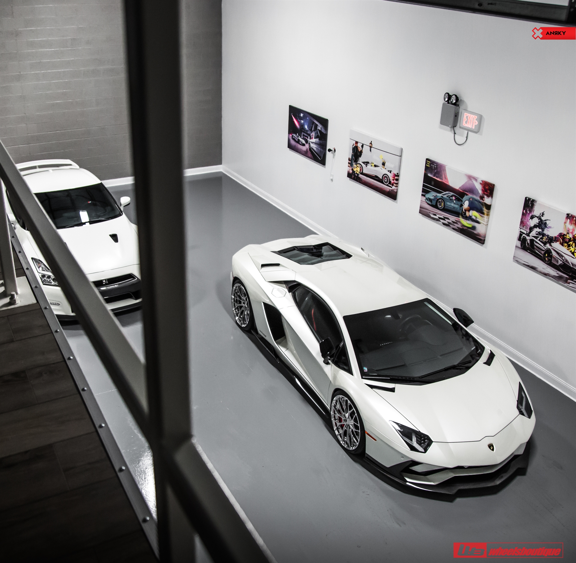 1016 Industries: Aventador S | | on ANRKY AN20 | Two-Tone: Brushed Clear Face + Polished Clear Windows