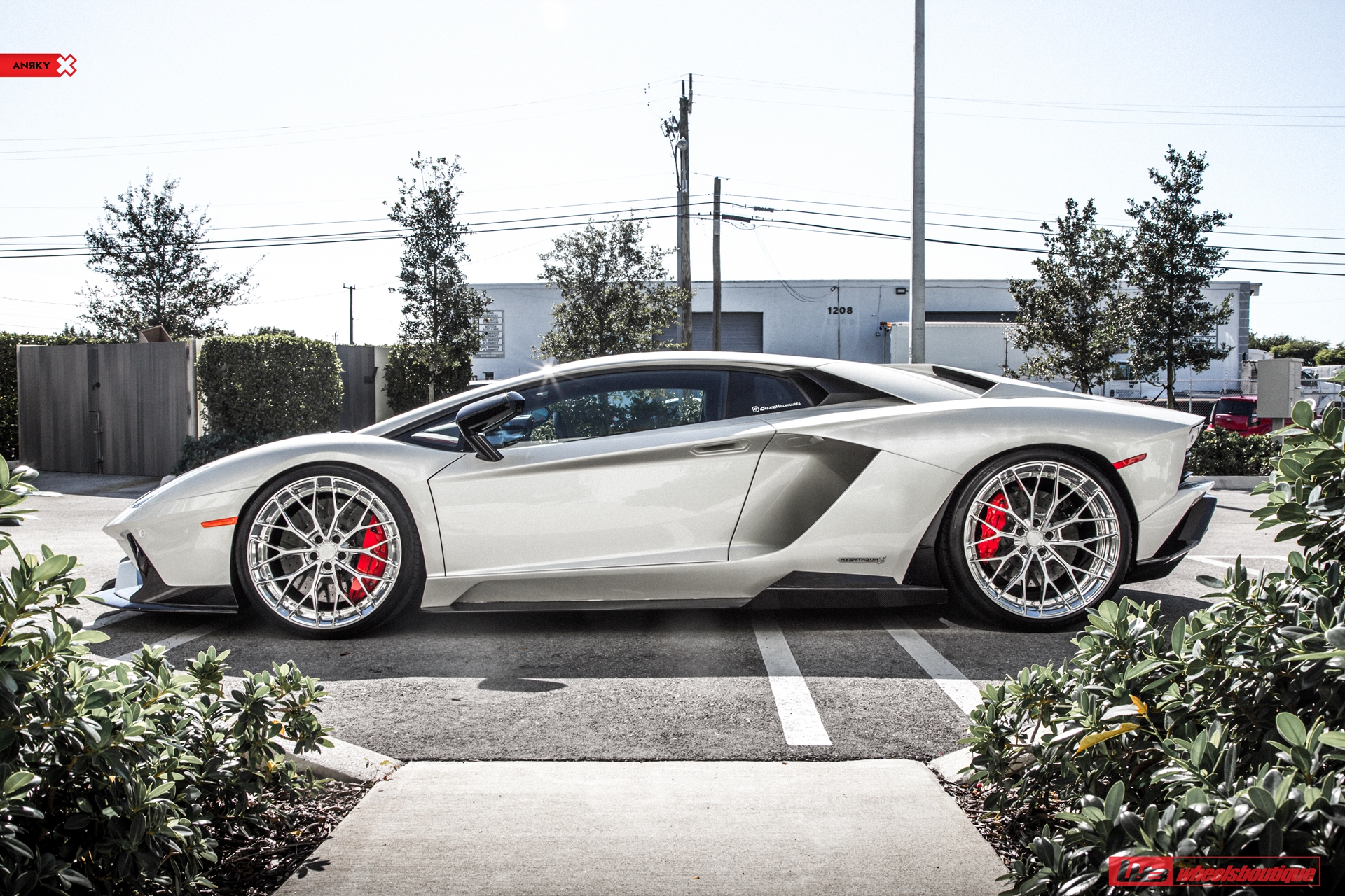 1016 Industries: Aventador S | | on ANRKY AN20 | Two-Tone: Brushed Clear Face + Polished Clear Windows