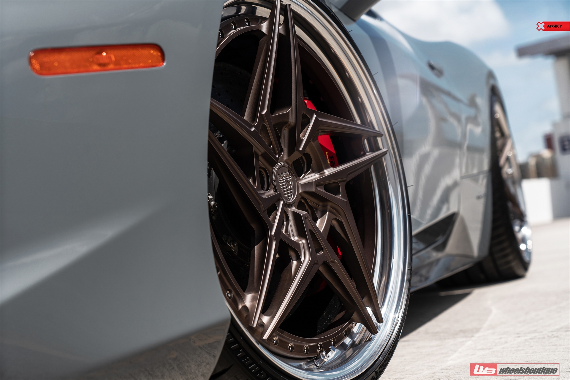 Ferrari 458 Spider | Nardo Gray | on ANRKY S3-X3 | Frozen Stone Bronze