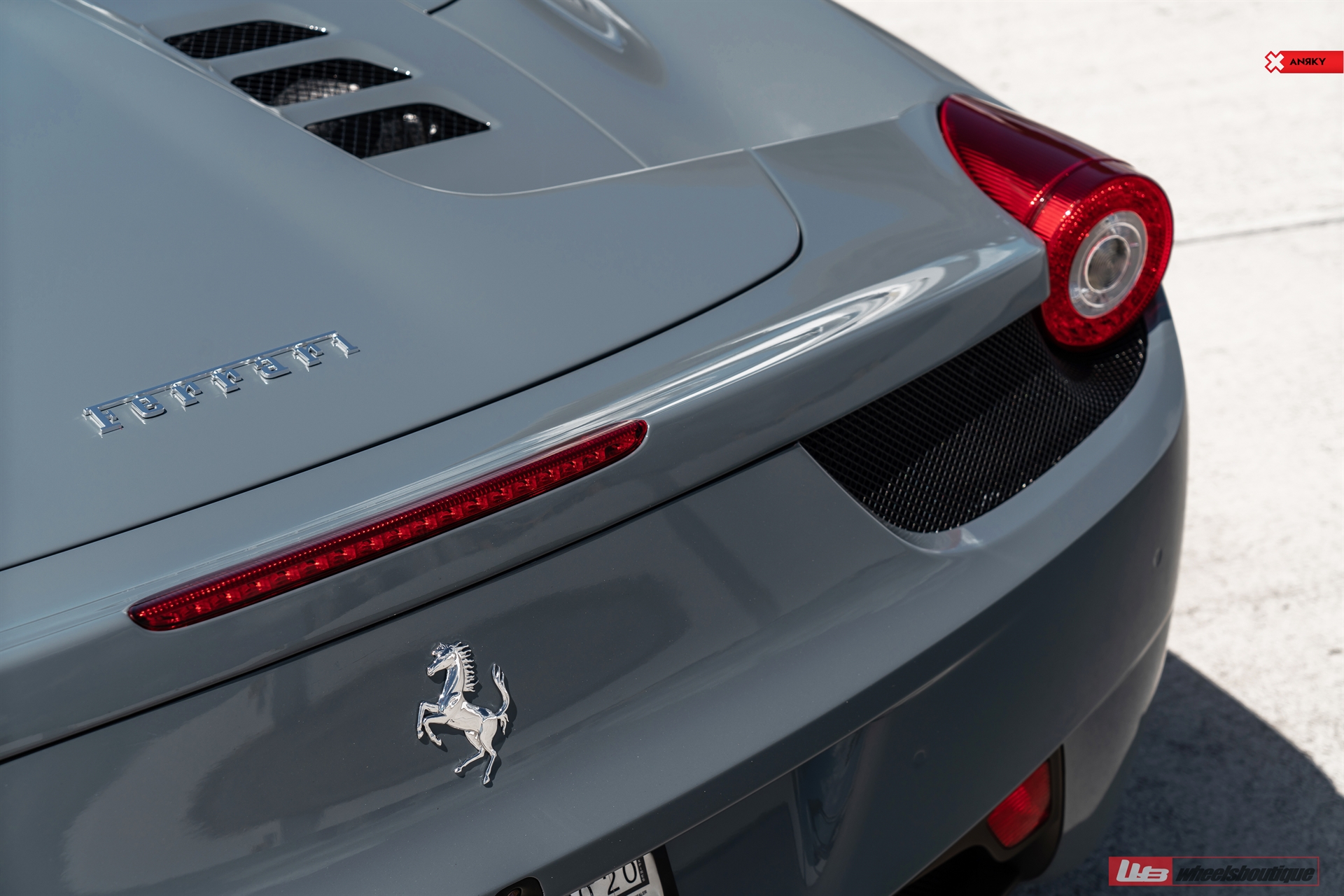 Ferrari 458 Spider | Nardo Gray | on ANRKY S3-X3 | Frozen Stone Bronze