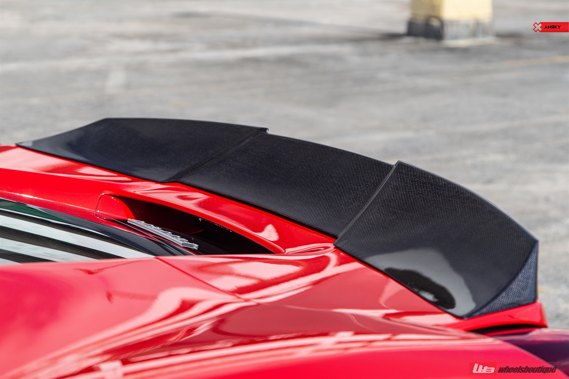 1016 Industries 488 | Rosso Corsa | on ANRKY S3-X3 | Satin Black