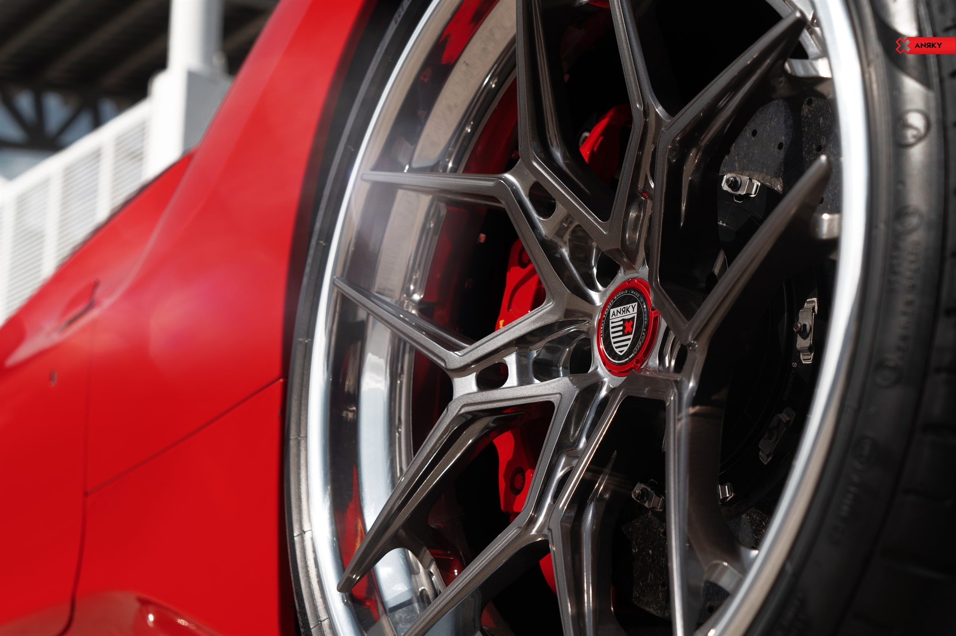 Ferrari 488 Spider | Rosso Corsa | ANRKY S3-X4 | Polished Dark Clear