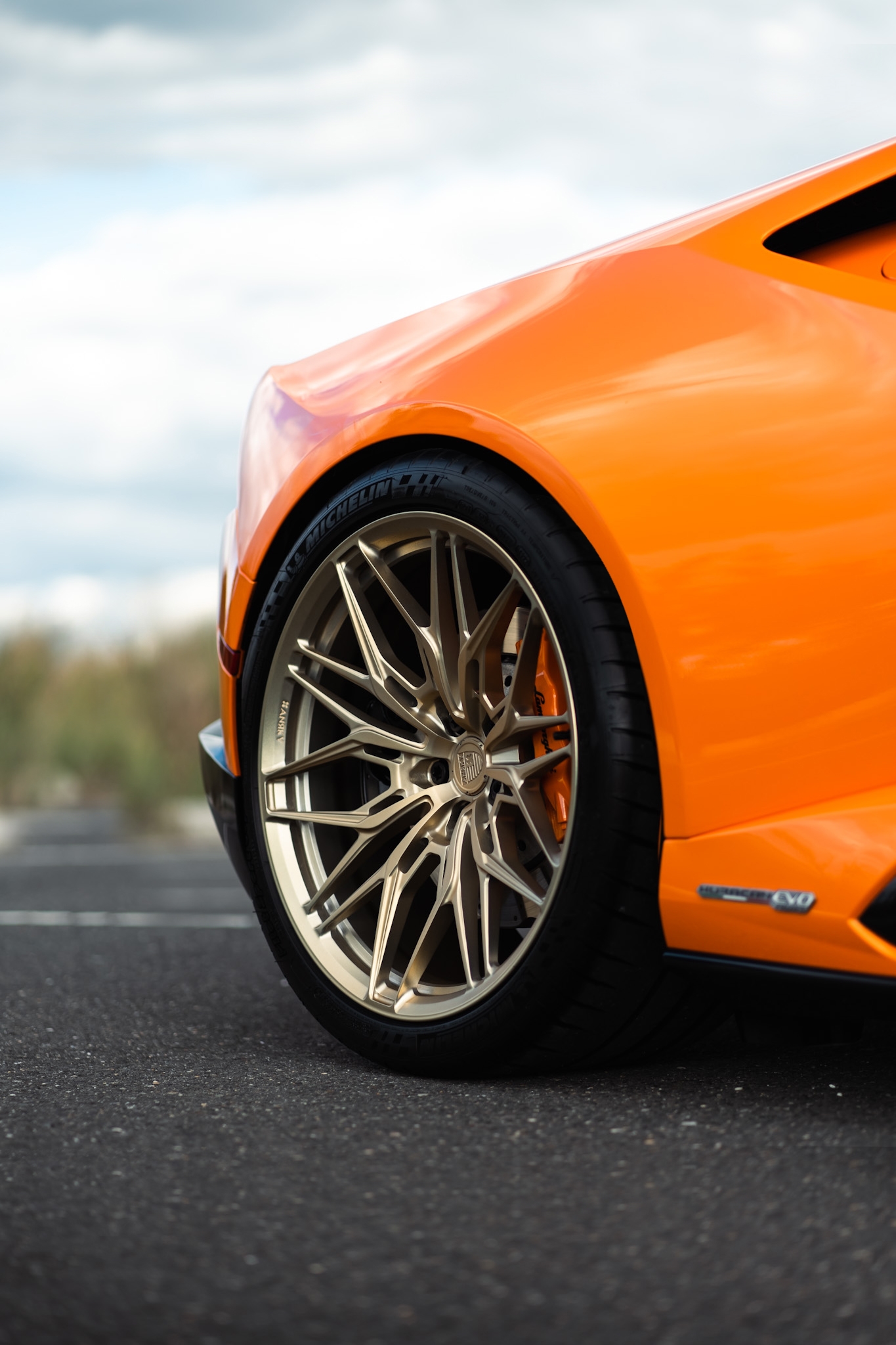 Lamborghini Huracan Evo RWD | | on ANRKY S1-X1 | Satin Polished Gold