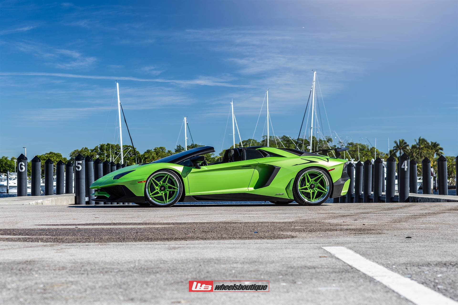 Lamborghini Aventador SV Roadster | Verde Ithaca | on ANRKY S3-X3 | PPG Color Matched: Verde Ithaca Center
