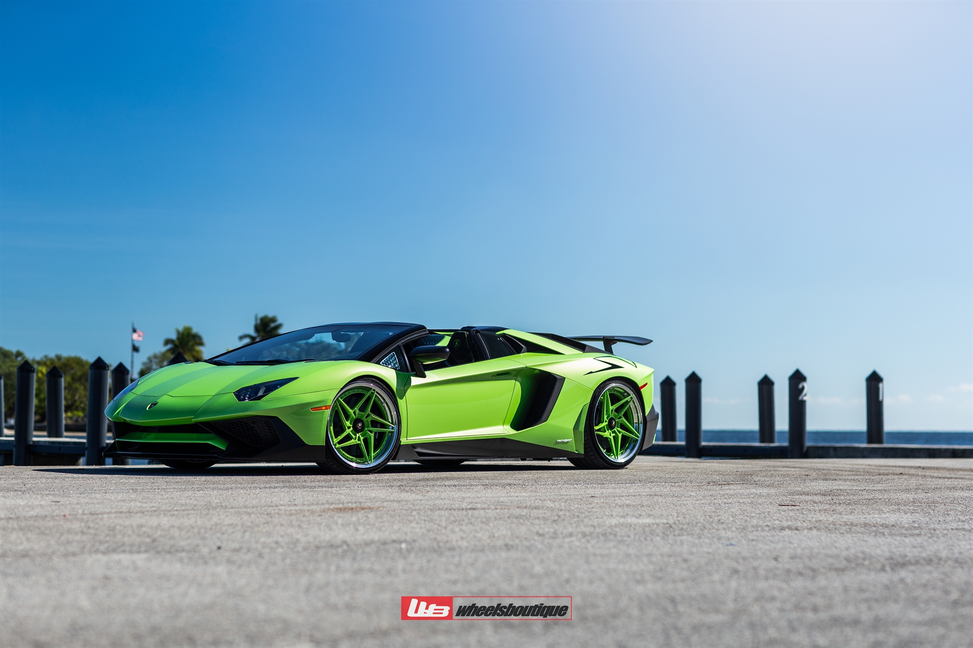 Lamborghini Aventador SV Roadster | Verde Ithaca | on ANRKY S3-X3 | PPG Color Matched: Verde Ithaca Center
