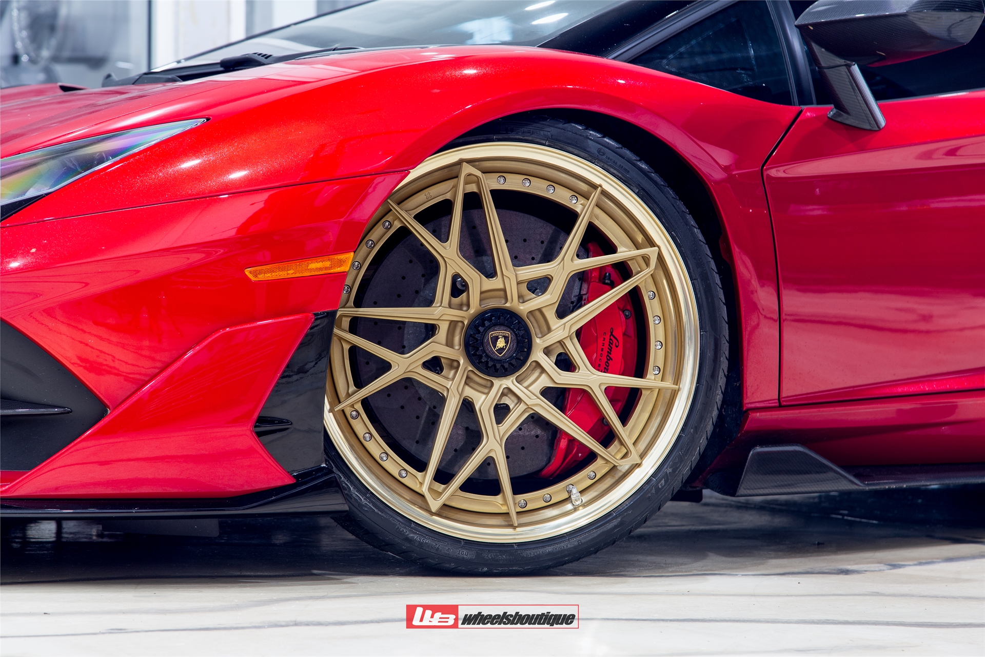 Lamborghini Aventador SVJ Roadster | | on ANRKY S3-X2 | Satin Gold