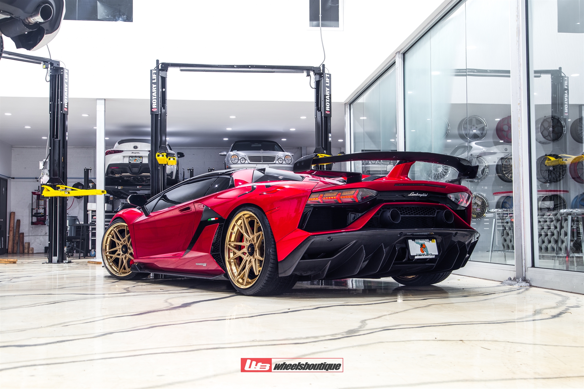 Lamborghini Aventador SVJ Roadster | | on ANRKY S3-X2 | Satin Gold