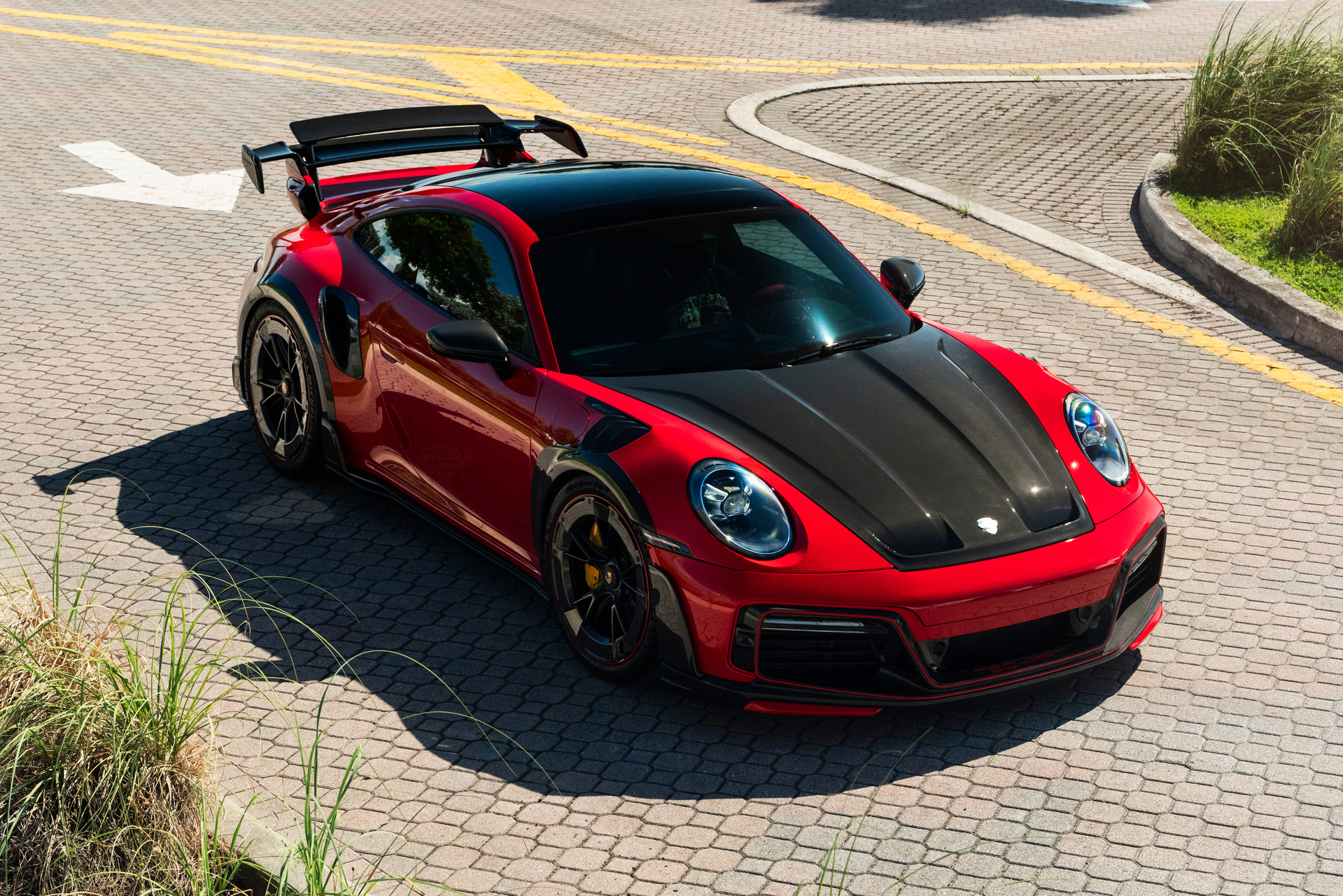 Techart GT Street R America 4 of 10 | Guards Red | on Techart Formula VI Wheels | Gloss Black