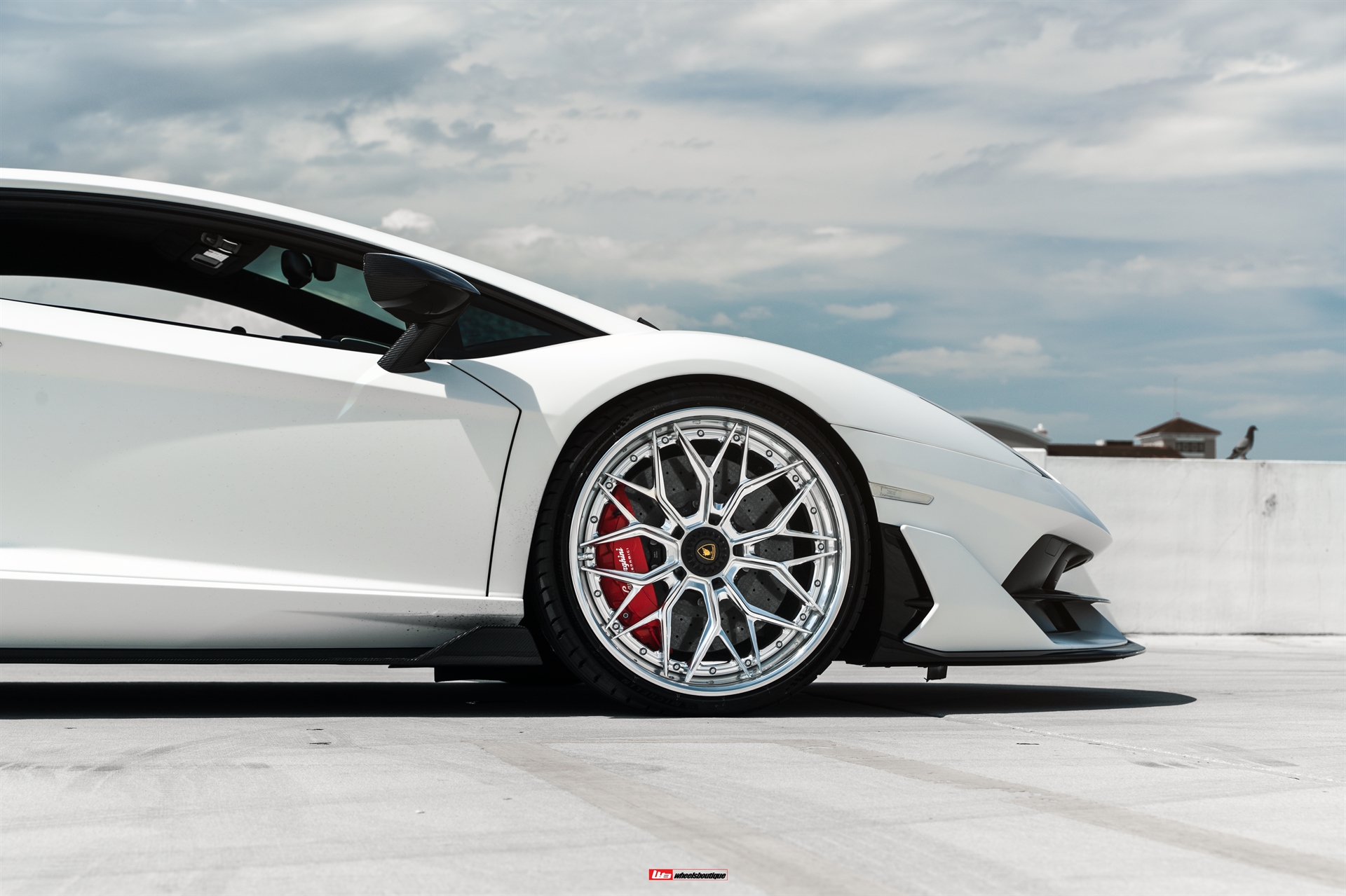 Lamborghini Aventador SVJ | | on AL13 R80 | Two-Tone: Brushed Clear Face + Polished Clear Windows 