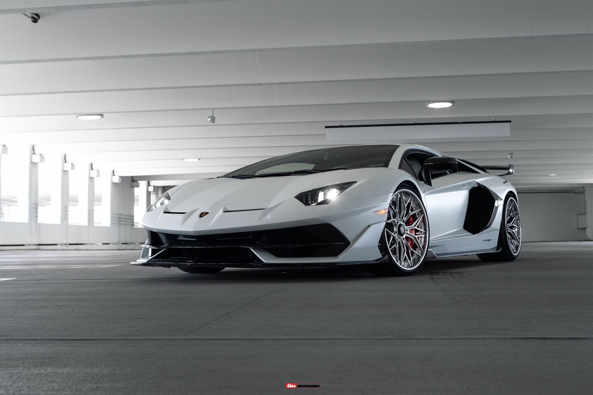 Lamborghini Aventador SVJ | | on AL13 R80 | Two-Tone: Brushed Clear Face + Polished Clear Windows 