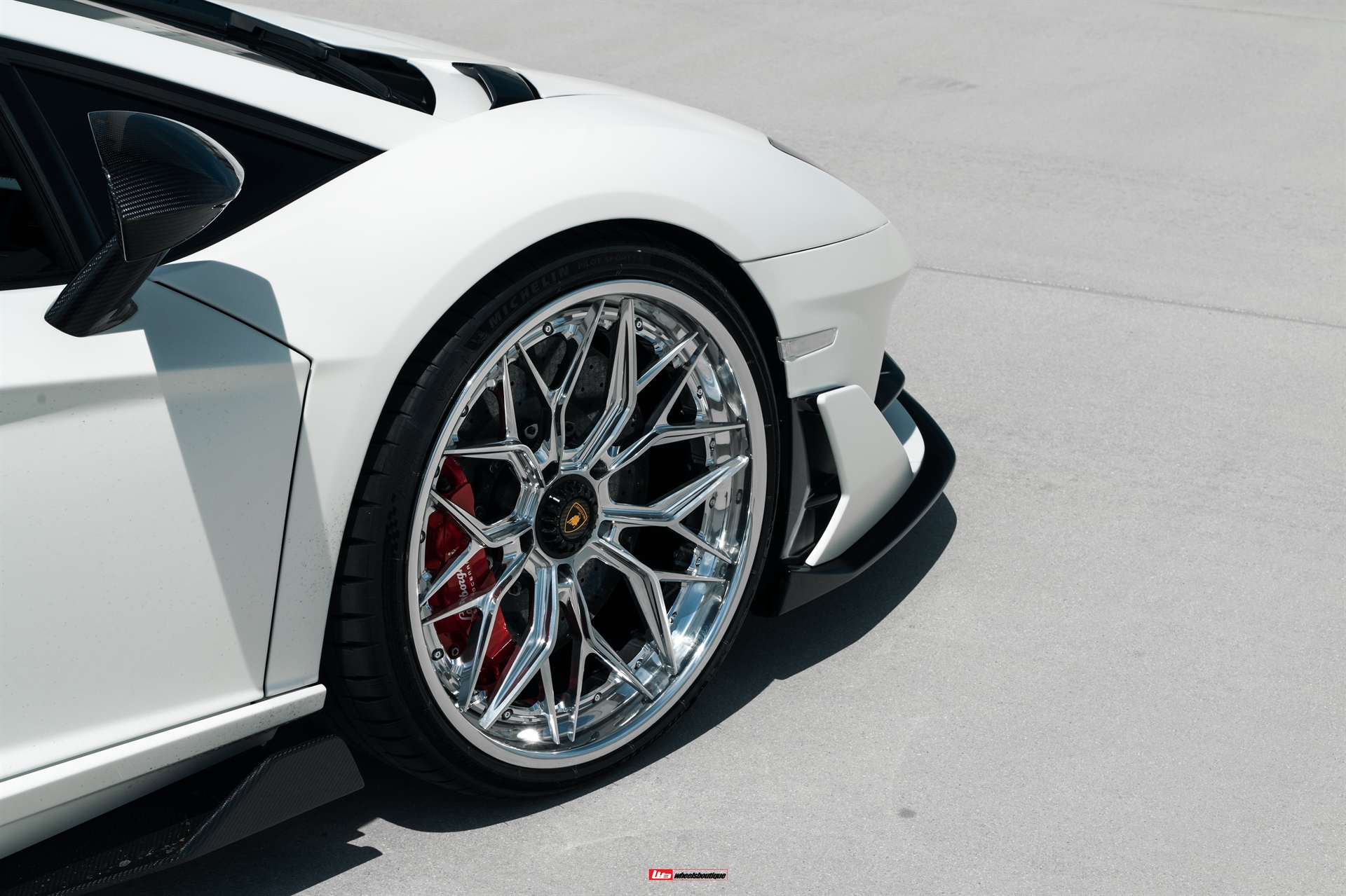 Lamborghini Aventador SVJ | | on AL13 R80 | Two-Tone: Brushed Clear Face + Polished Clear Windows 