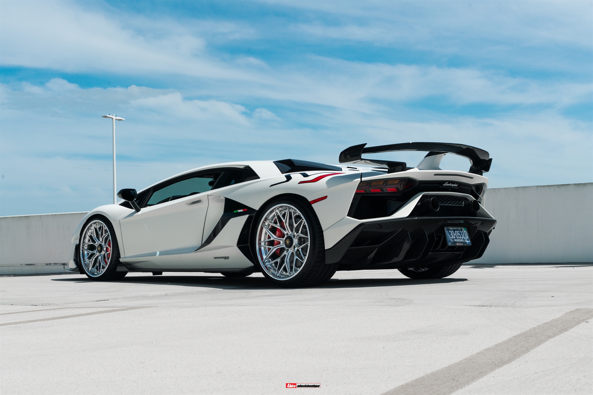Lamborghini Aventador SVJ | | on AL13 R80 | Two-Tone: Brushed Clear Face + Polished Clear Windows 
