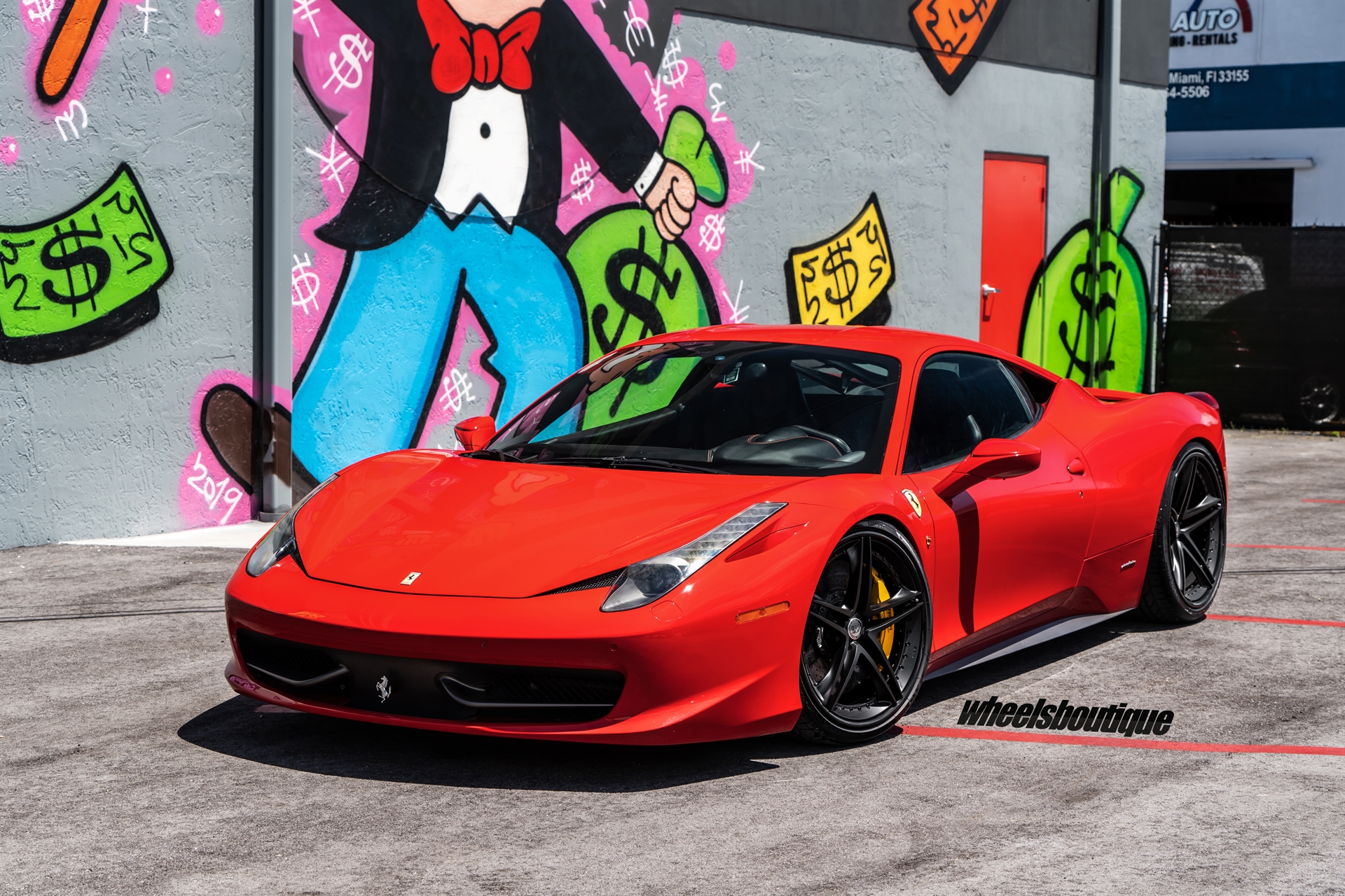Ferrari 458 | Rosso Corza | on HRE S207 | Satin Black
