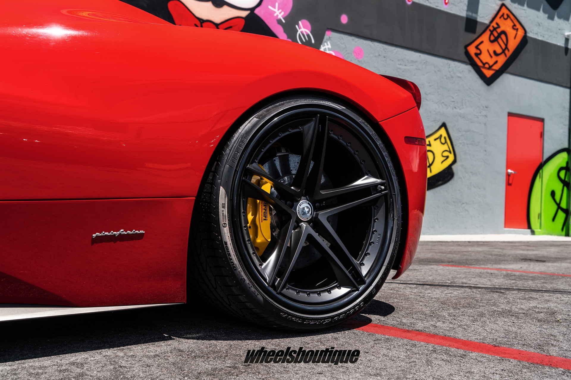 Ferrari 458 | Rosso Corza | on HRE S207 | Satin Black
