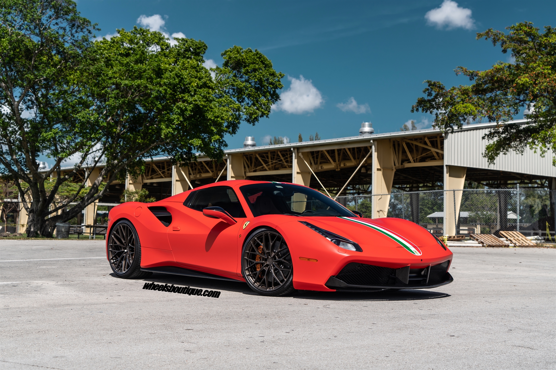 Ferrari 488 Spider | Rosso Corsa Opaco | on ANRKY AN10 | Bronze