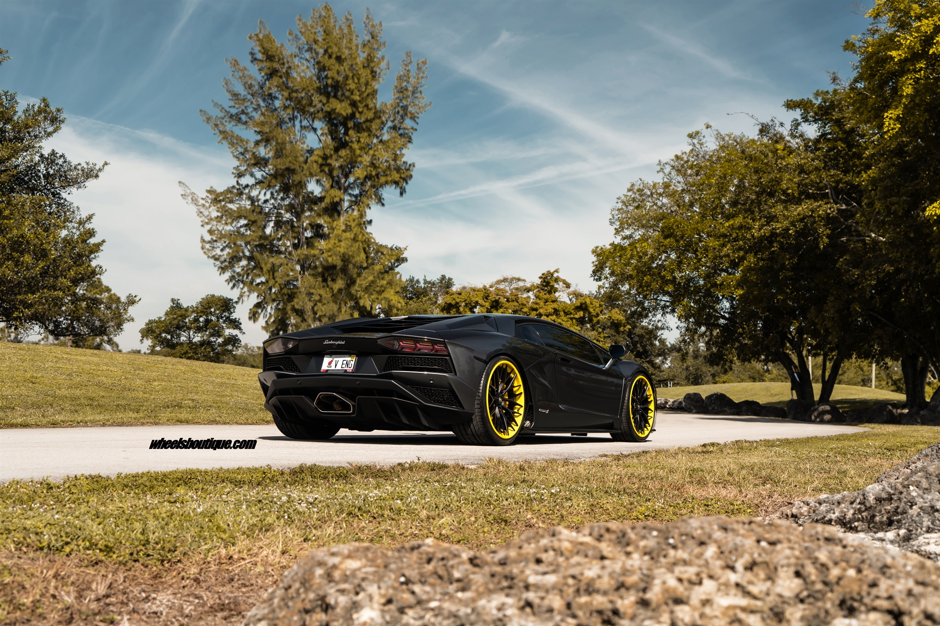 Lamborghini Aventador S | | on ANRKY AN30 | Satin Black