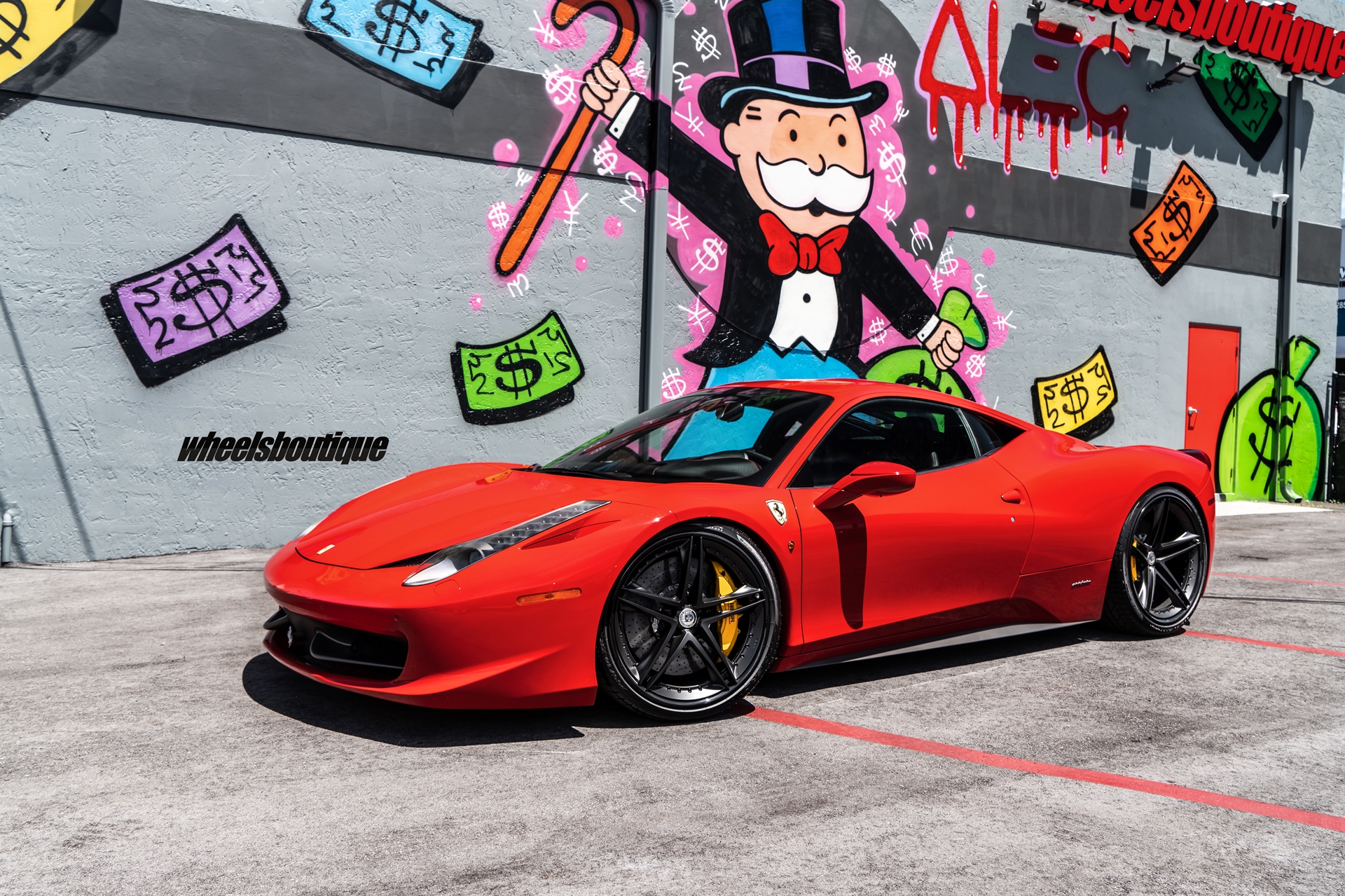 Ferrari 458 | Rosso Corza | on HRE S207 | Satin Black