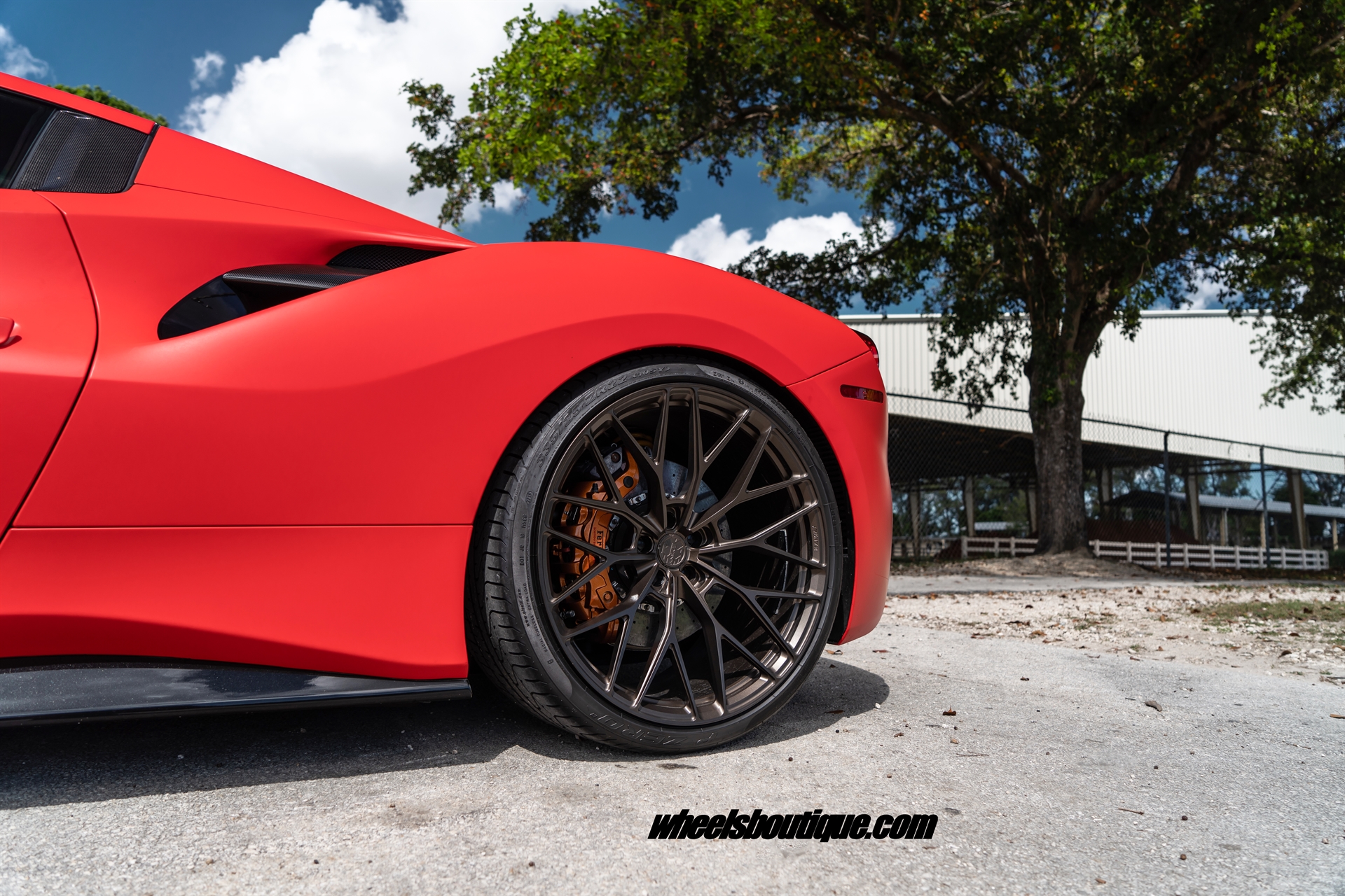 Ferrari 488 Spider | Rosso Corsa Opaco | on ANRKY AN10 | Bronze