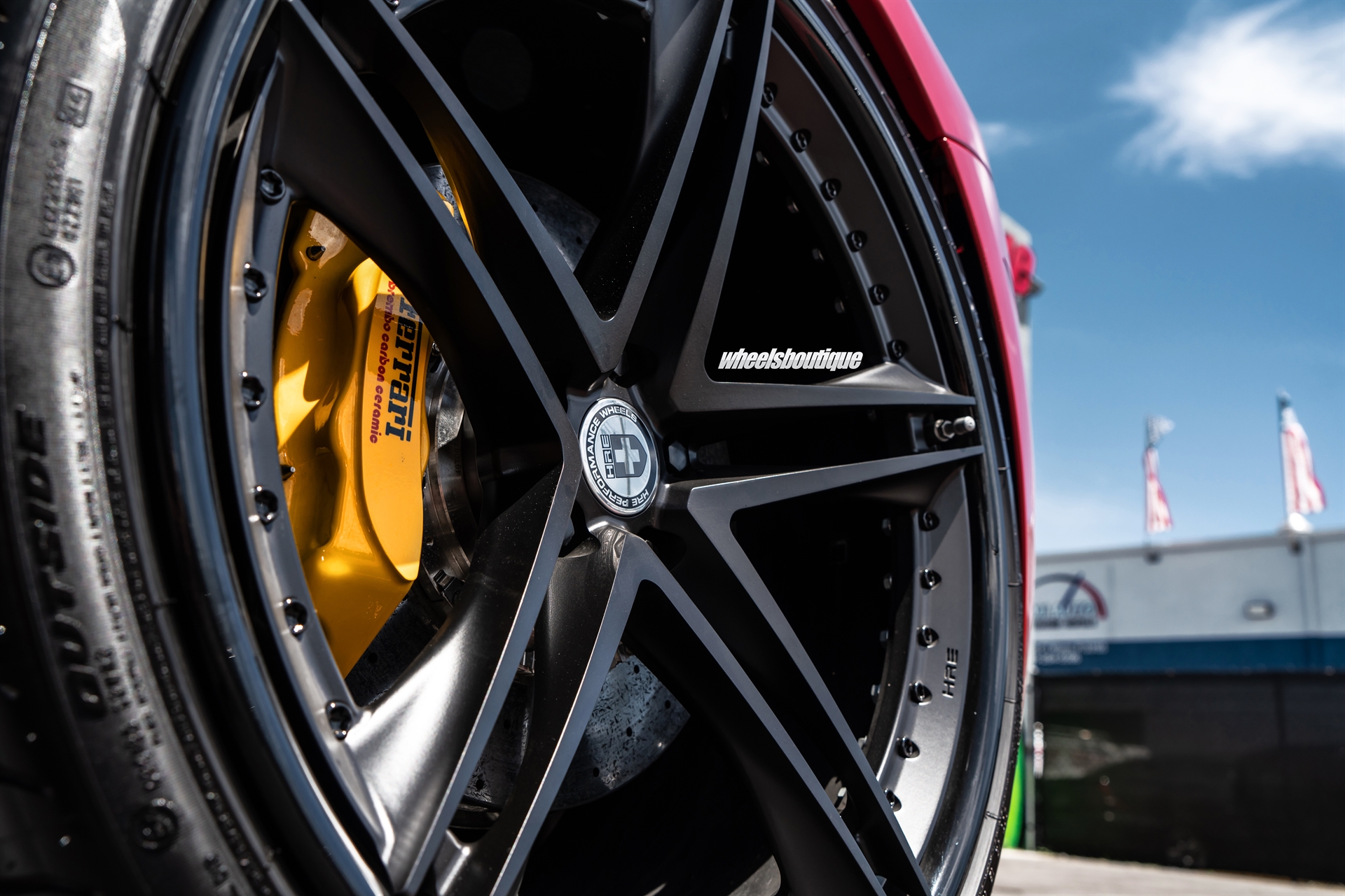 Ferrari 458 | Rosso Corza | on HRE S207 | Satin Black