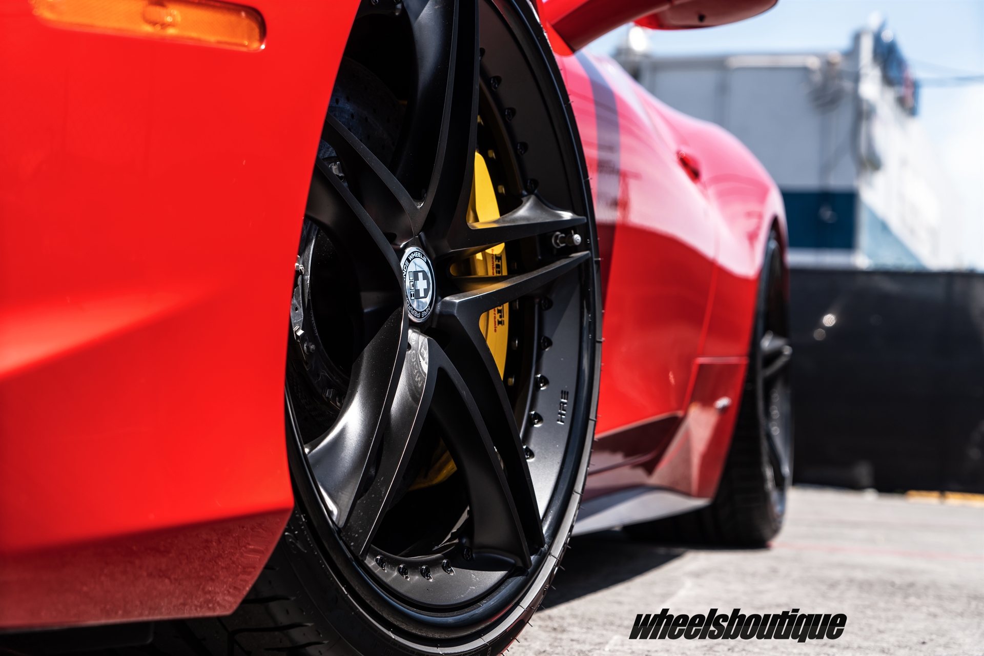 Ferrari 458 | Rosso Corza | on HRE S207 | Satin Black