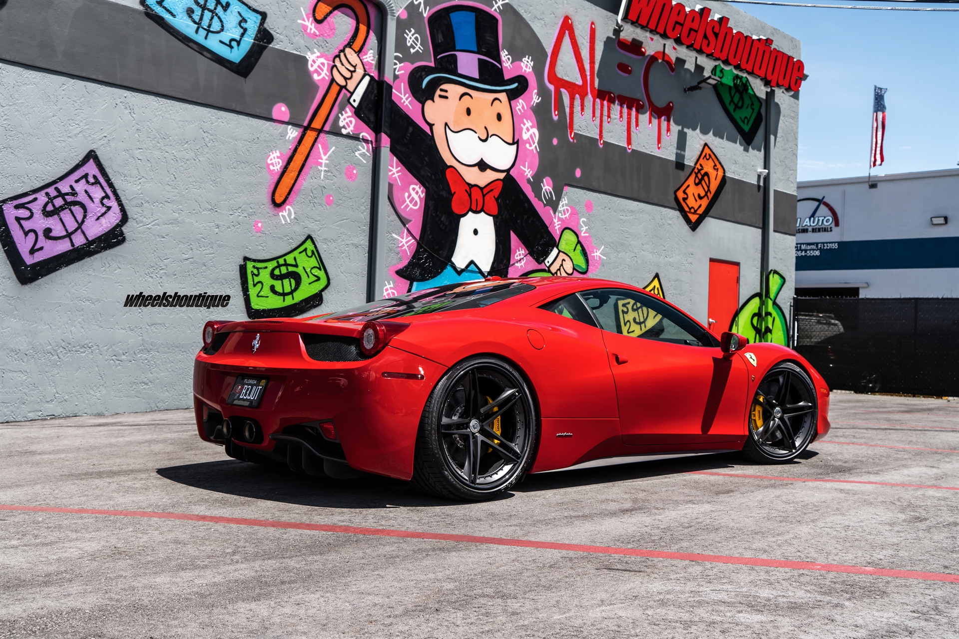 Ferrari 458 | Rosso Corza | on HRE S207 | Satin Black