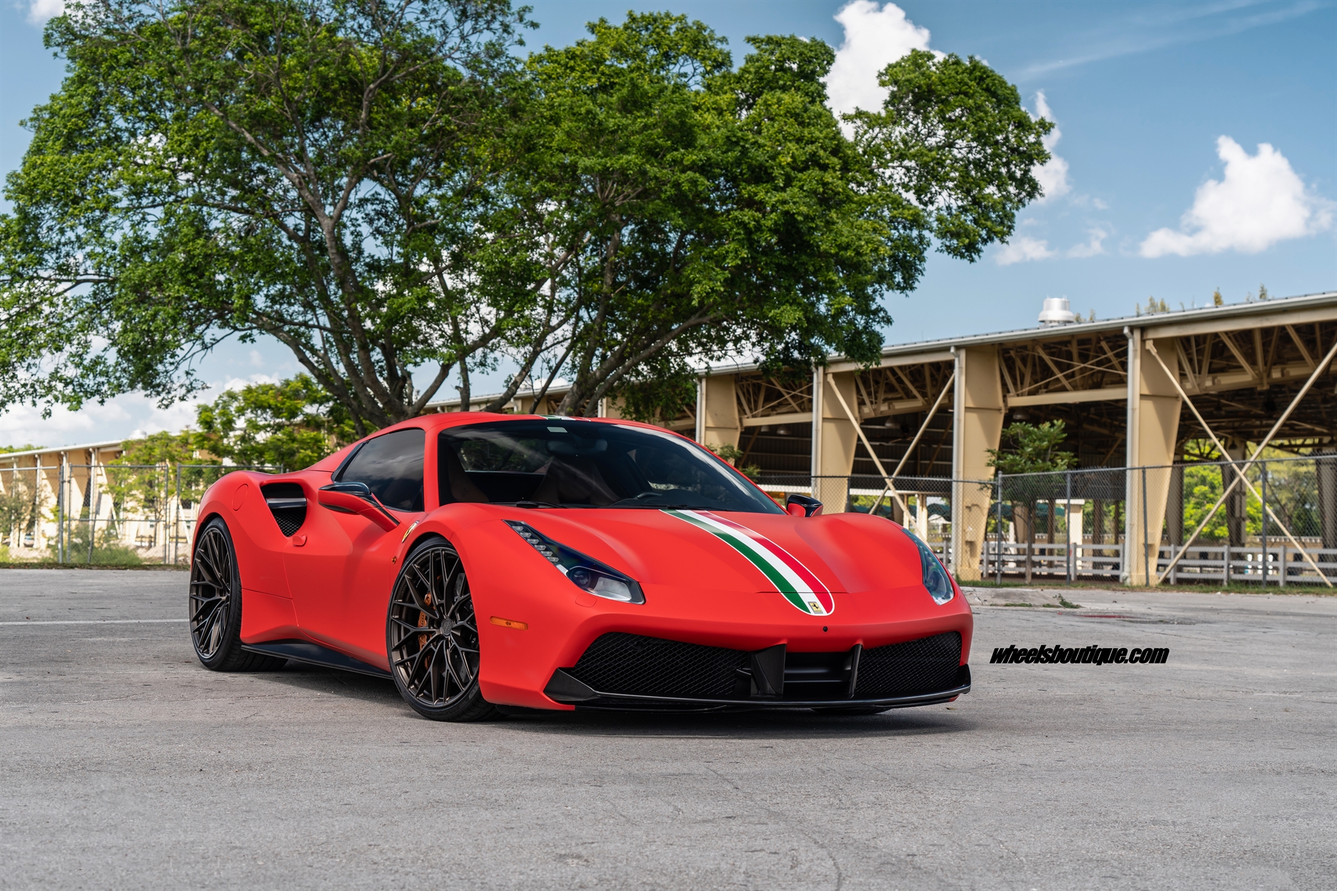 Ferrari 488 Spider | Rosso Corsa Opaco | on ANRKY AN10 | Bronze