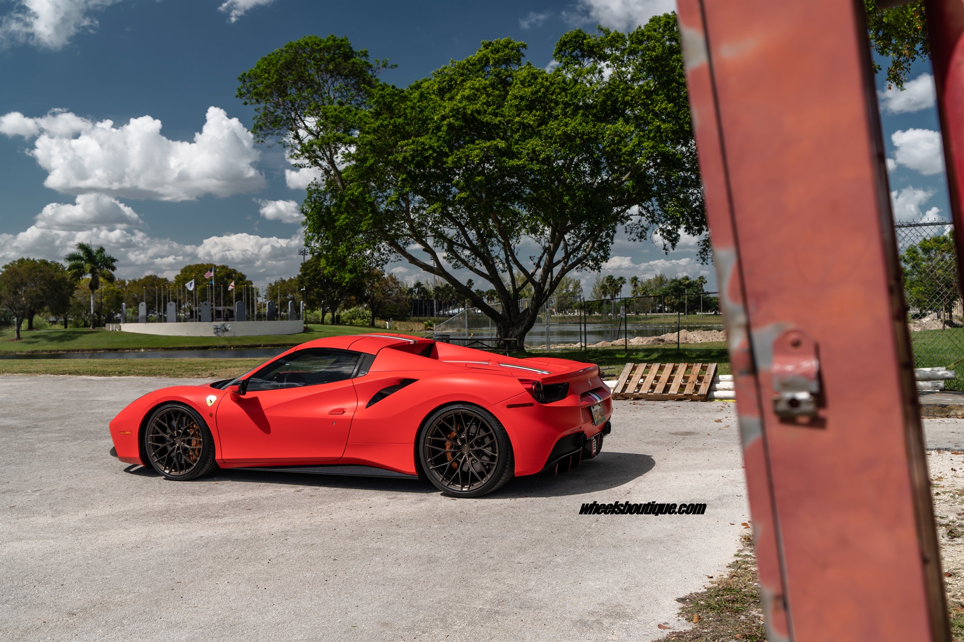 Ferrari 488 Spider | Rosso Corsa Opaco | on ANRKY AN10 | Bronze