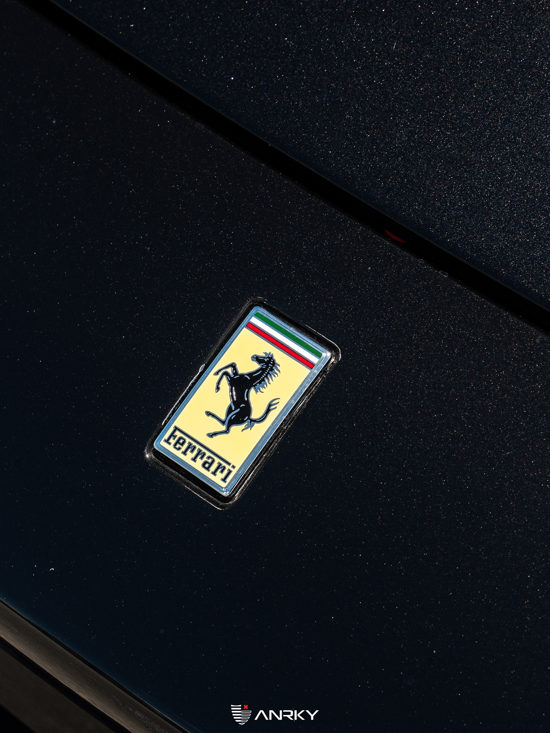 Ferrari F8 | Nero | on ANRKY RS7.3 | Gloss Black