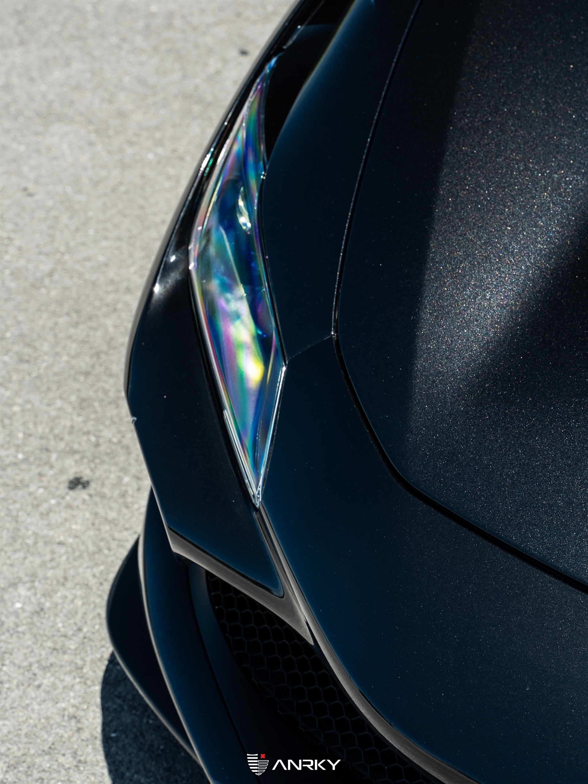Ferrari F8 | Nero | on ANRKY RS7.3 | Gloss Black