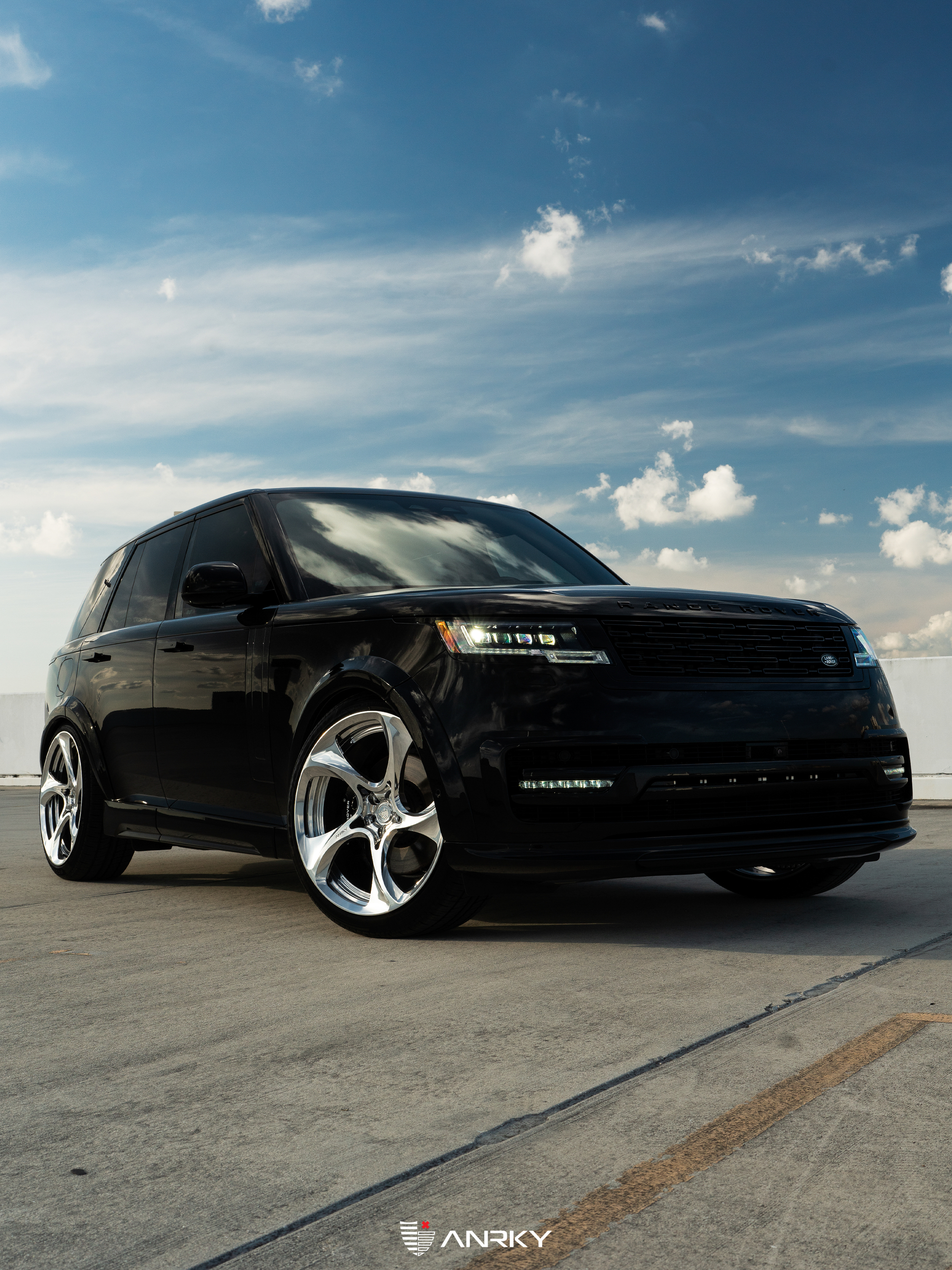 1016 Industries Range Rover | Santorini Black | on ANRKY XR-205 | Mirror Polished Clear