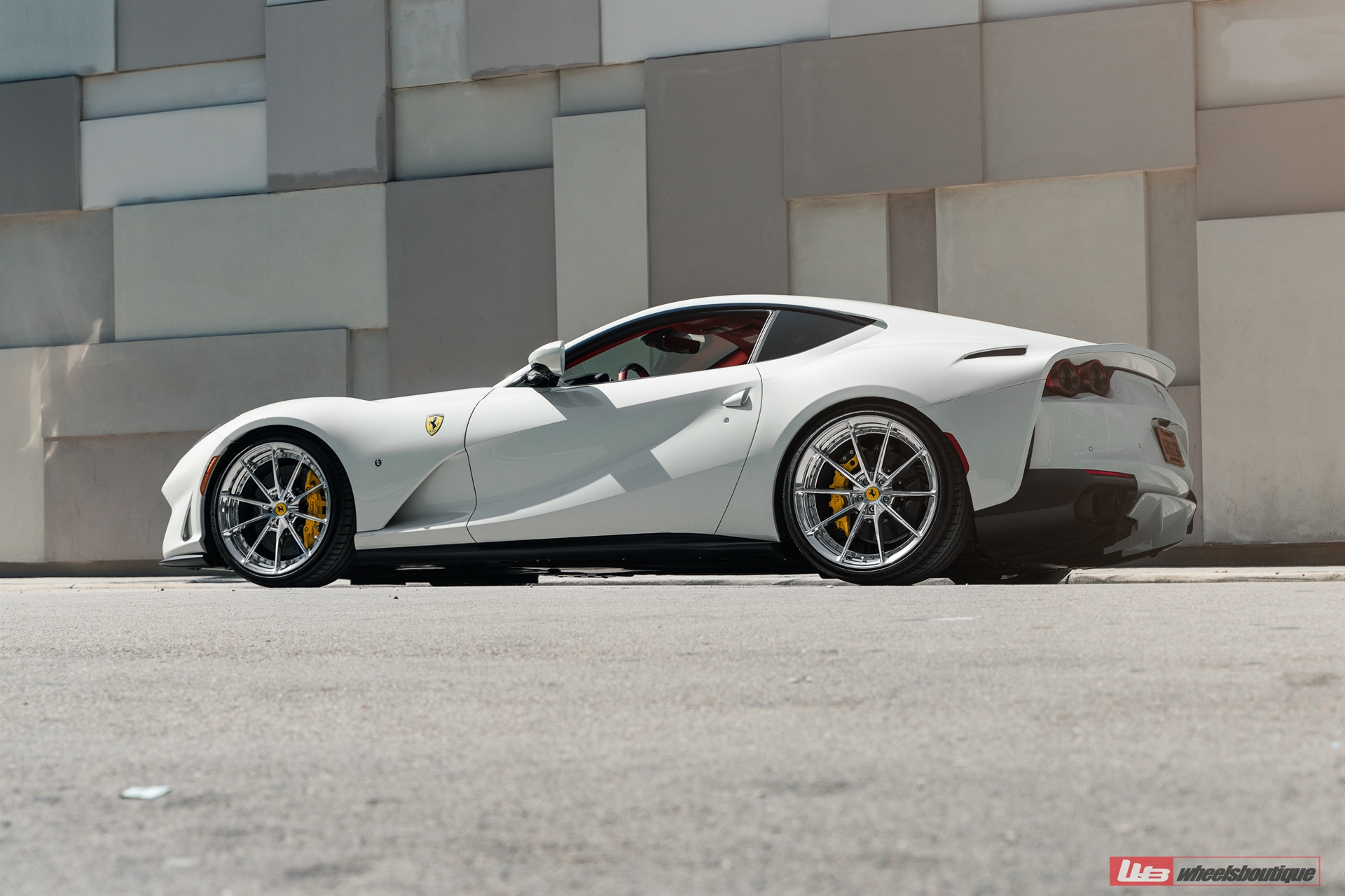 Ferrari 812 | Bianco Avus | on ANRKY AN28 | Polished Clear