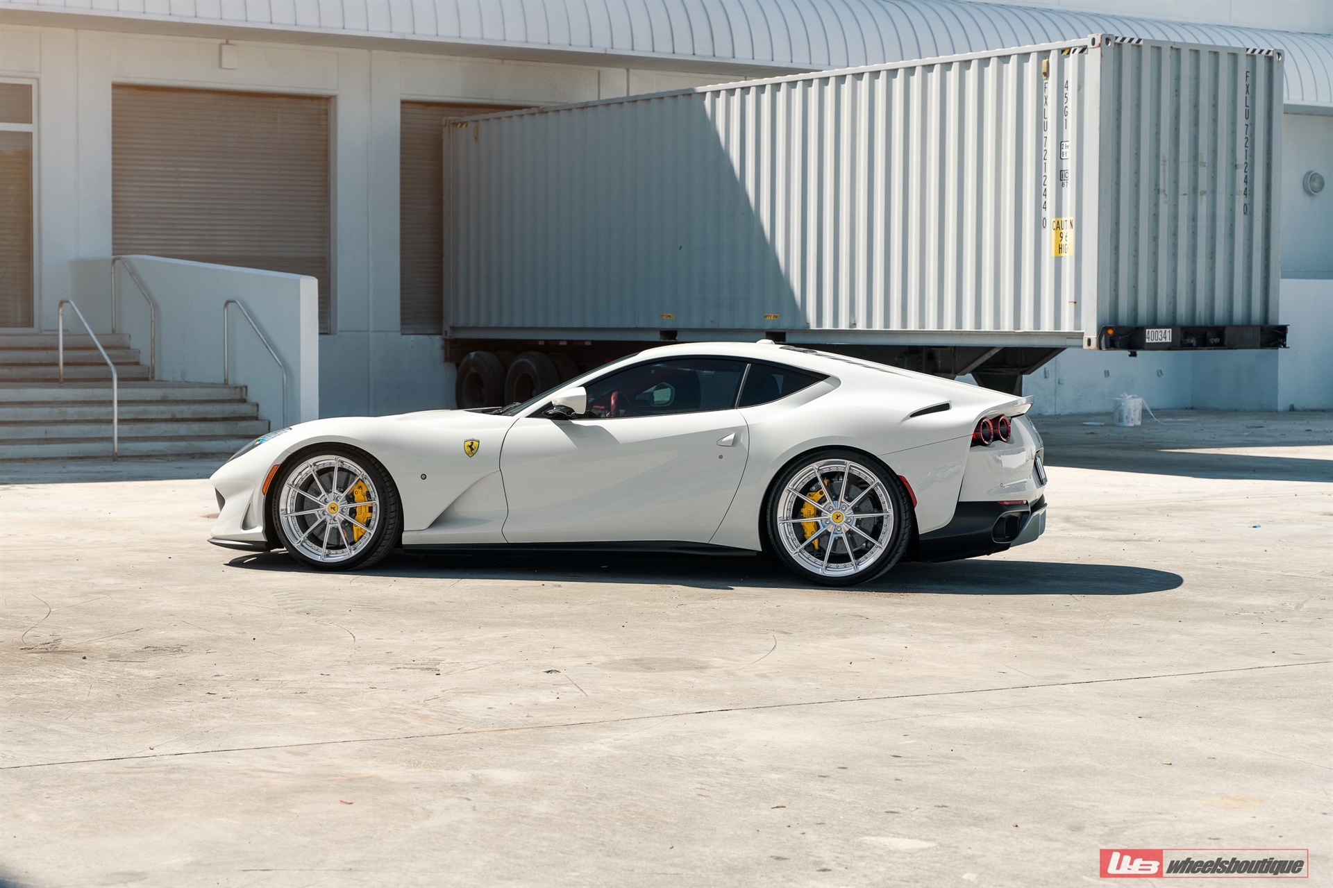 Ferrari 812 | Bianco Avus | on ANRKY AN28 | Polished Clear