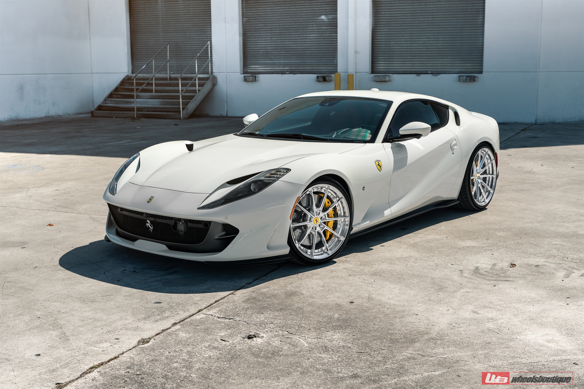 Ferrari 812 | Bianco Avus | on ANRKY AN28 | Polished Clear