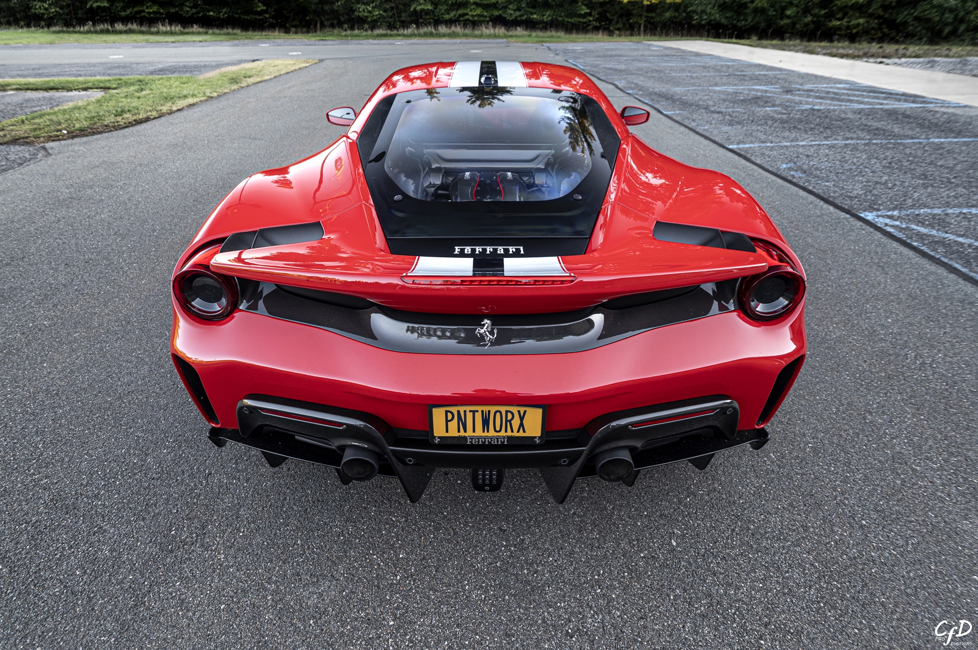 Ferrari 488 Pista | Rosso Corsa | on HRE P101 | Brushed Clear