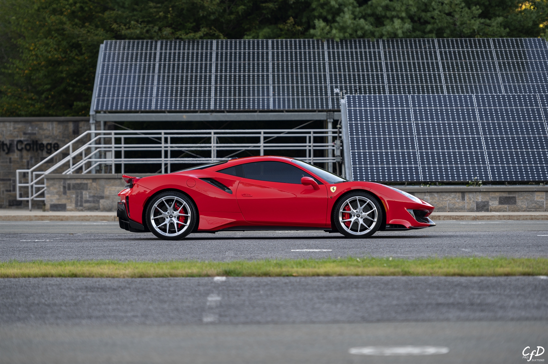 Ferrari 488 Pista | Rosso Corsa | on HRE P101 | Brushed Clear