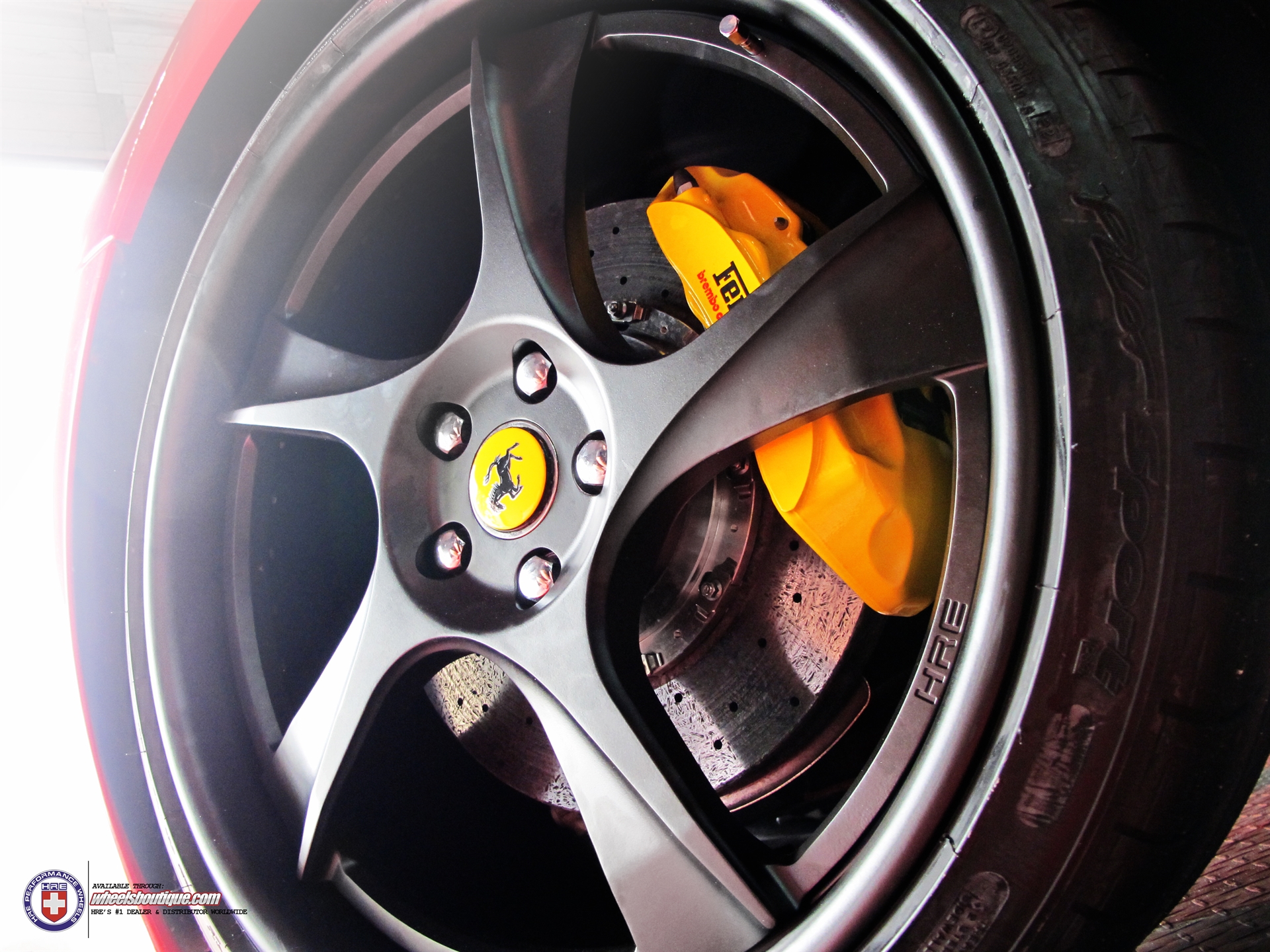 458 | Rosso Corsa | HRE 792RS | Satin Black
