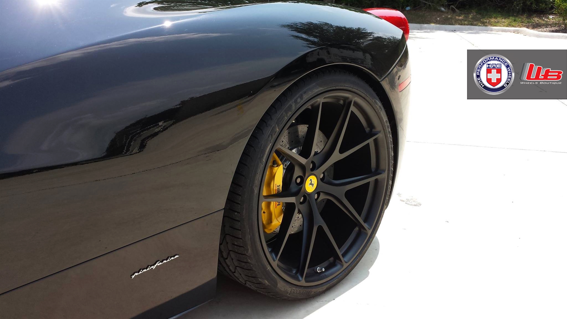 Ferrari 458b| Nero | on HRE P101 | Satin Black