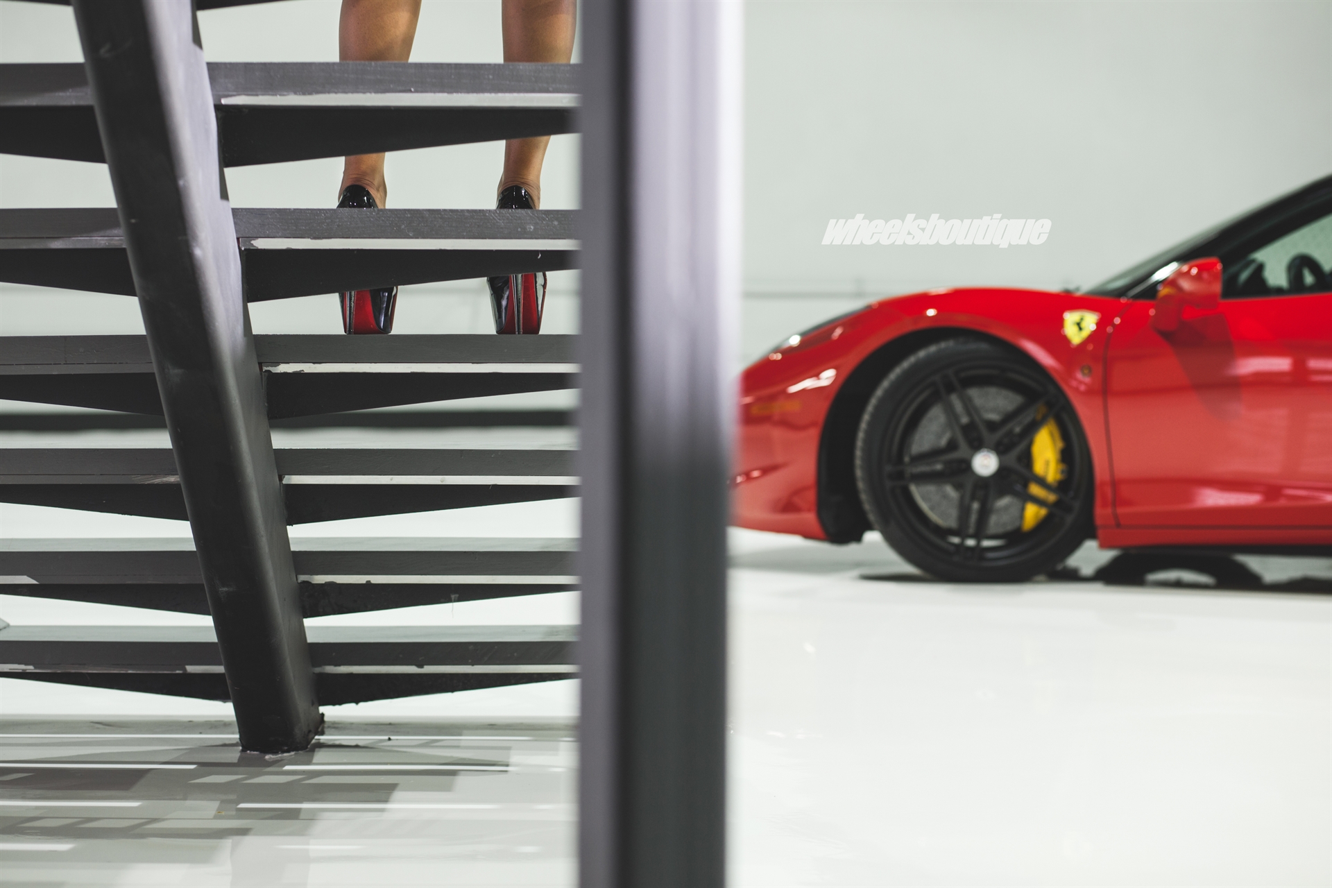 Ferrari 458 | Rosso Corza | on HRE P107 | Satin Black